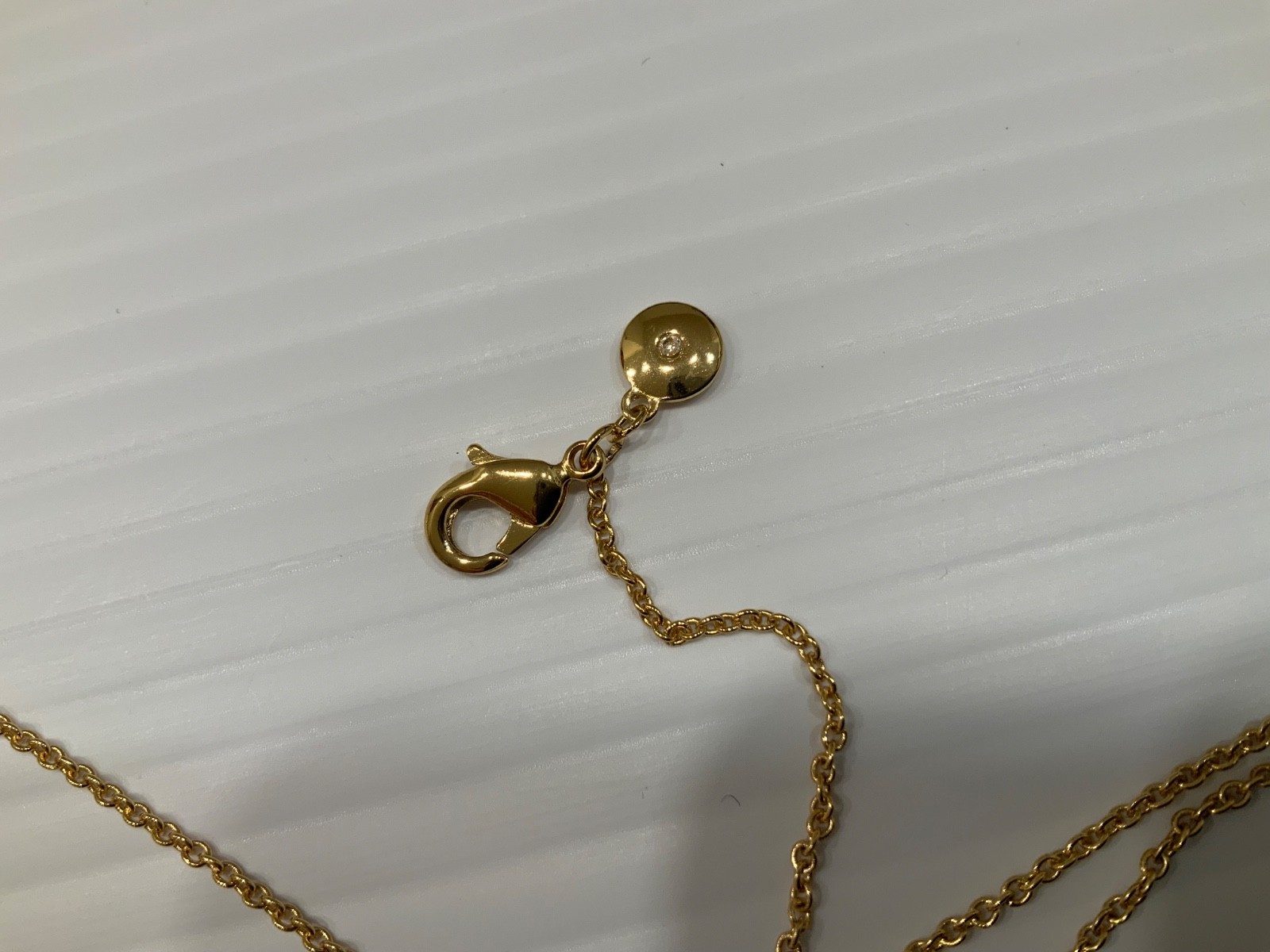 J.Crew Women’s NWT Cherry Charm Necklace With Pouch