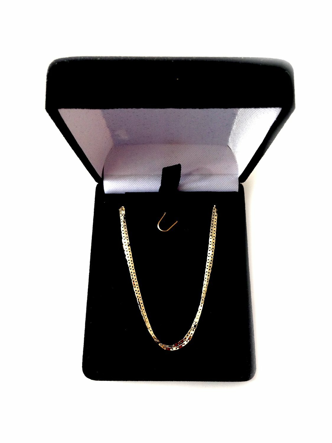 14K Yellow Gold Mariner Link Chain, Width 1.2mm