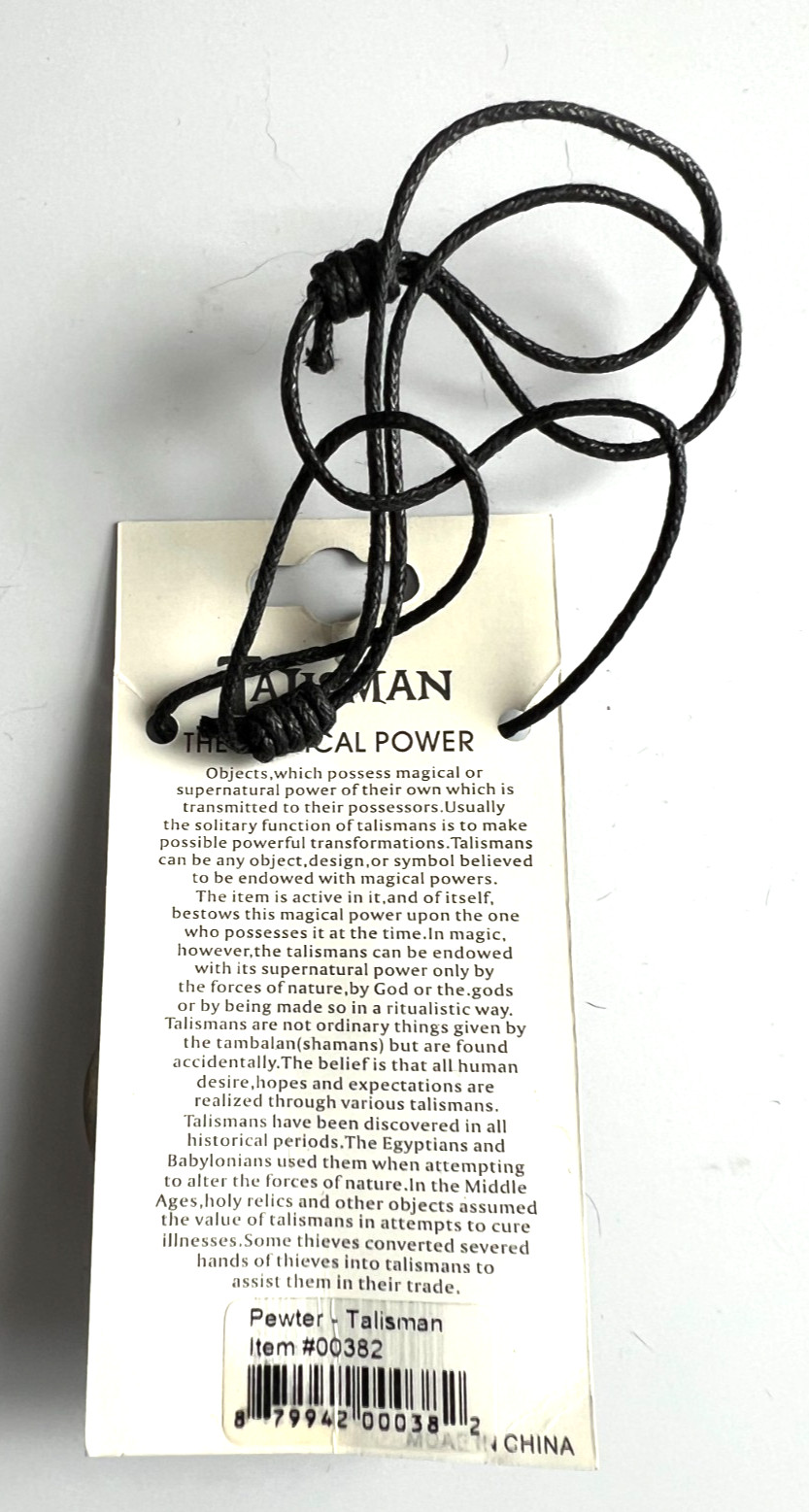 PAN K’UEI Dragon Talisman – Good Health & Prosperity Amulet Necklace – NEW