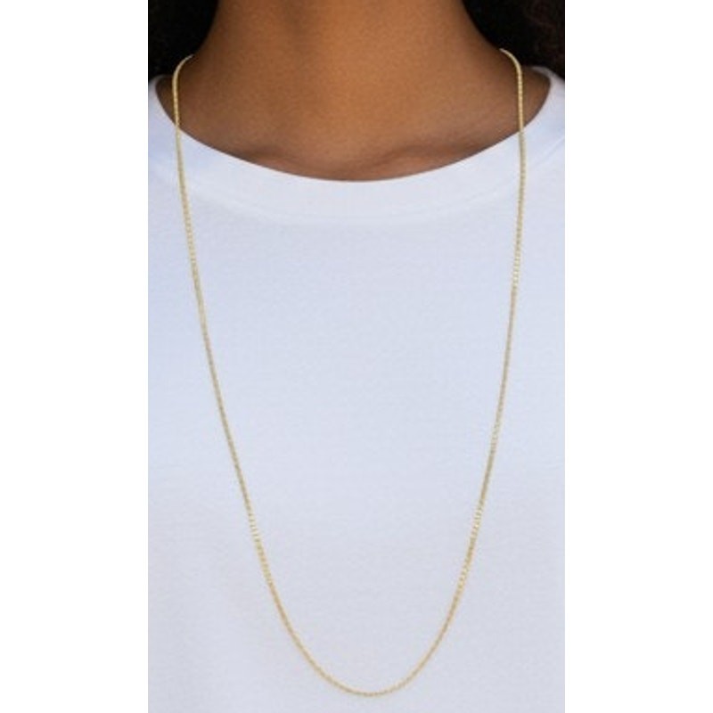 18k 18KGF Gold Filled 30″ Chain Link Necklace New 1/16th” Wide Lobster Clasp