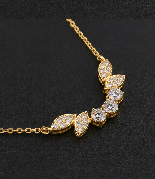 1.20Ct Round Cut Simulated Diamond Women’s Amulet Pendant 14K Yellow Gold Plated