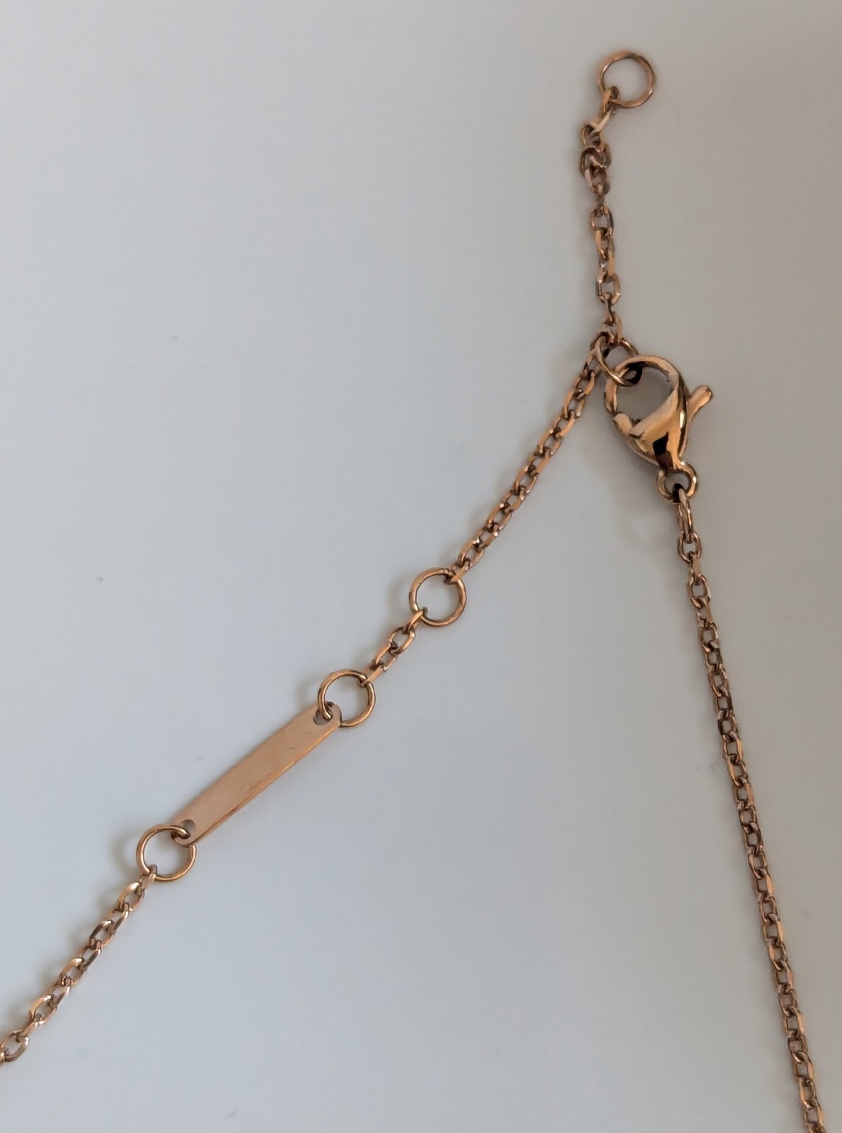 New Daniel Wellington Elan Necklace PVD Plated Rose Gold One Size 45 – 49CM