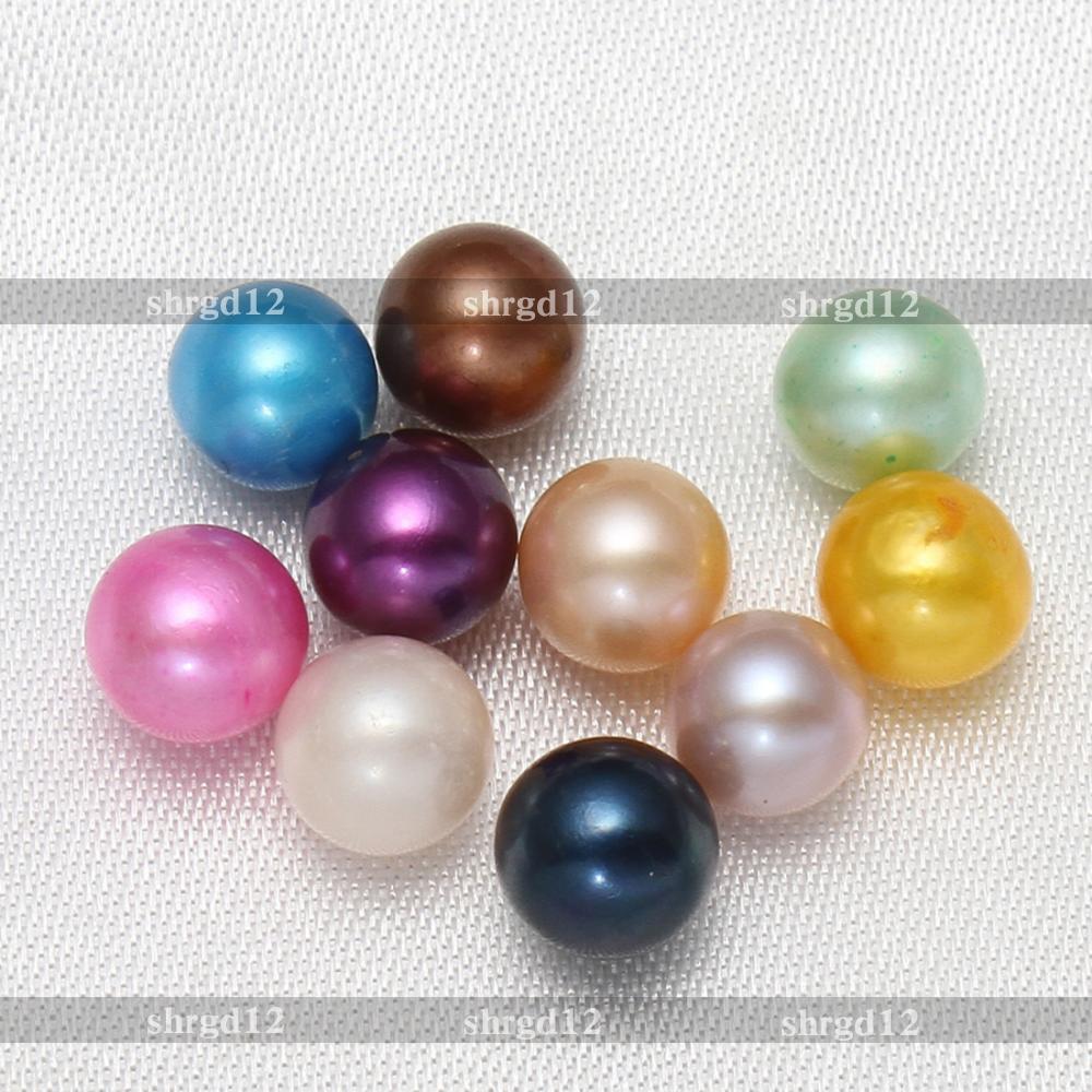 10pcs 7-8mm Natural Akoya Pearl Oysters Real Pearl Bulk Freshwater Pearl Gift US