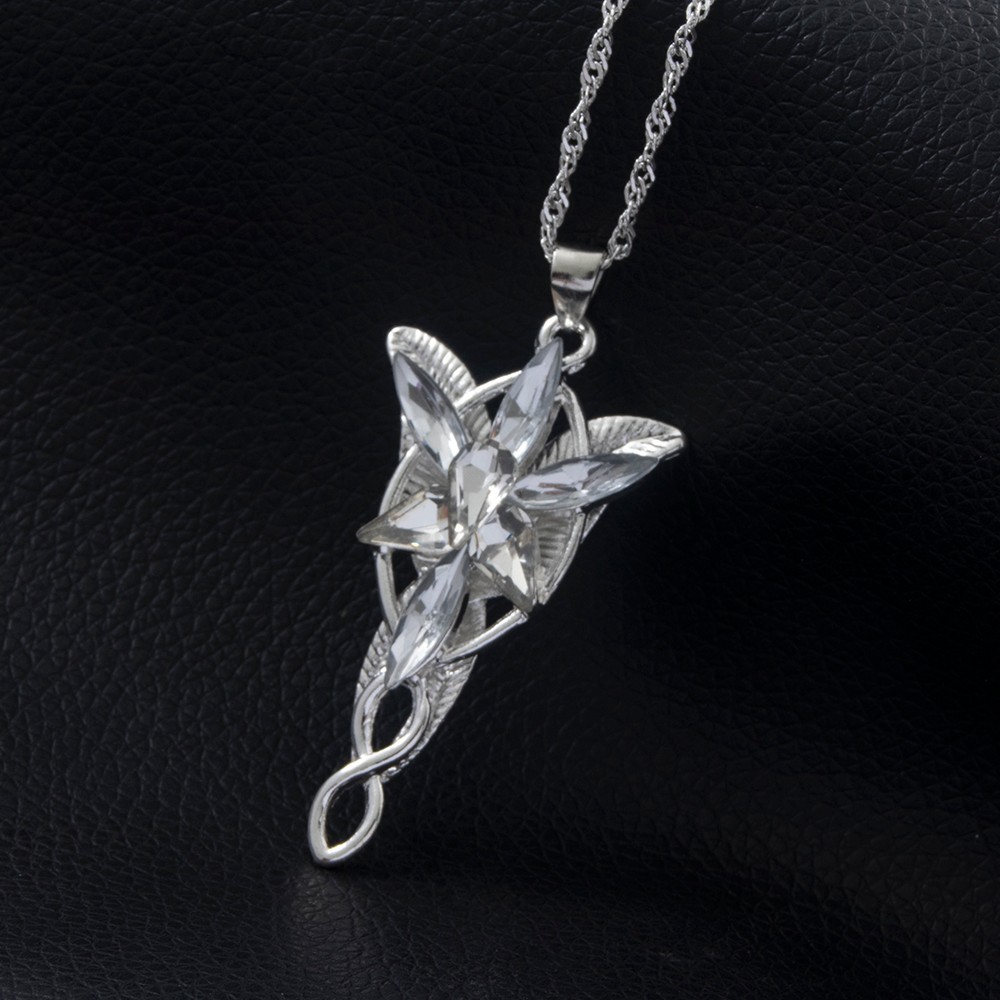 Arwen Evenstar Necklace – Lord of the Rings Pendant Jewelry for Women