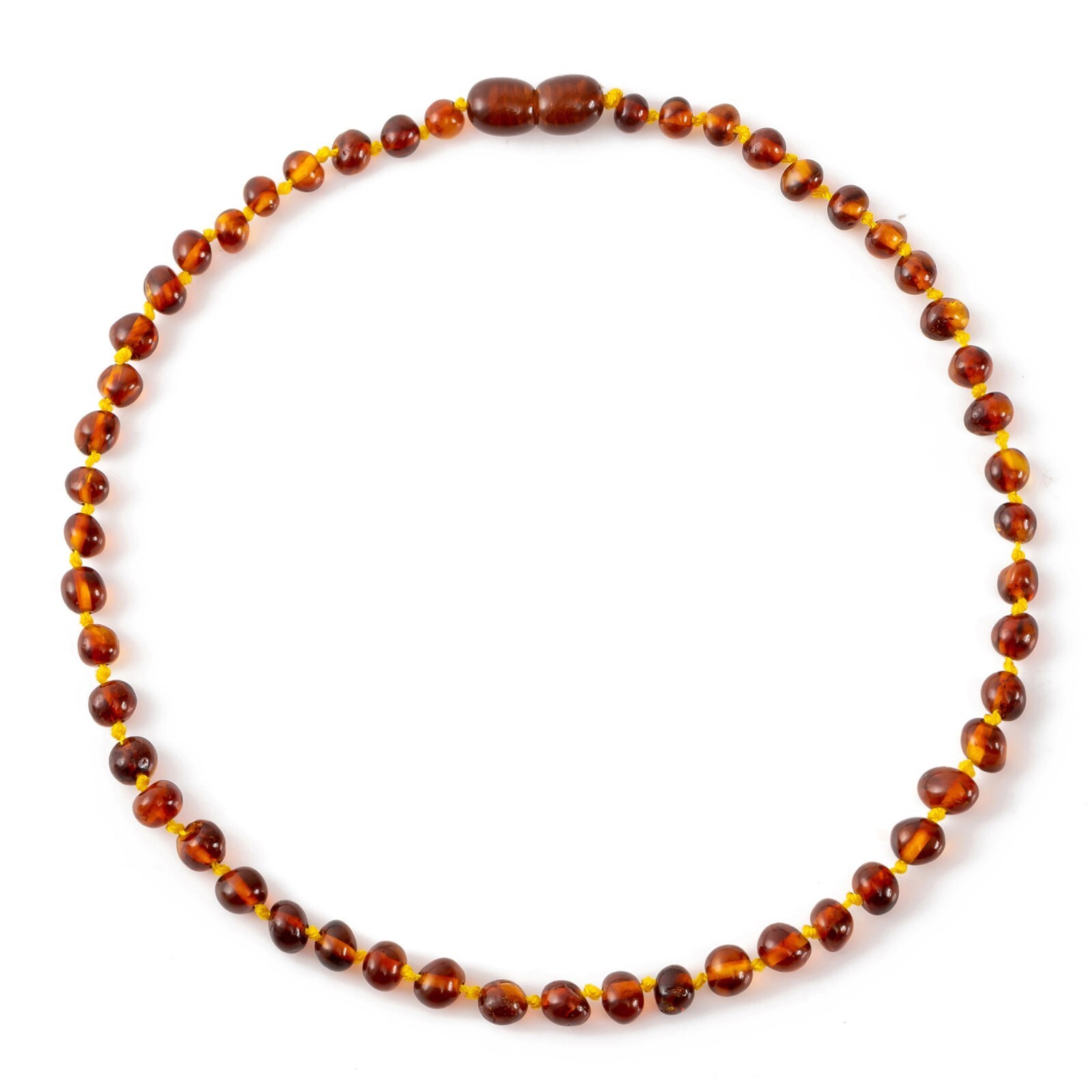 Genuine Amber Necklace/Bracelet Beads Knotted