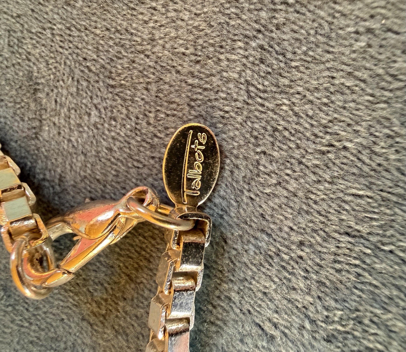 Vintage Talbots Chunky Venetian Box Chain Designer Necklace 22.5”