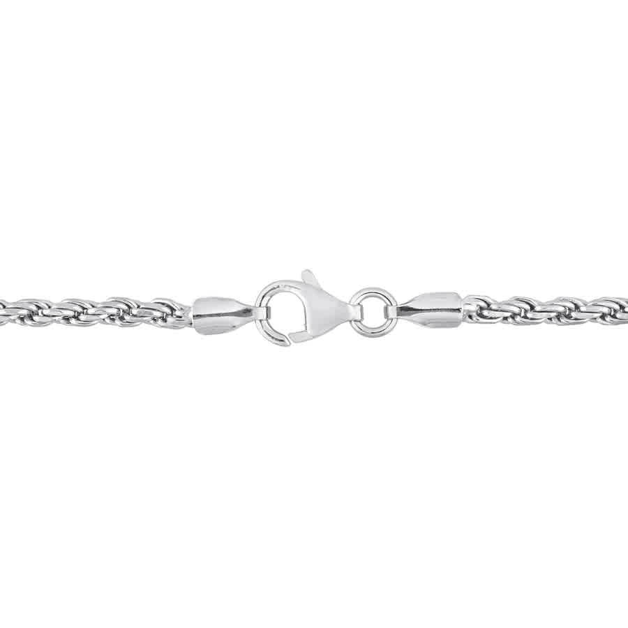 AMOUR 2.2mm Rope Chain Necklace In Sterling Silver, 20 In