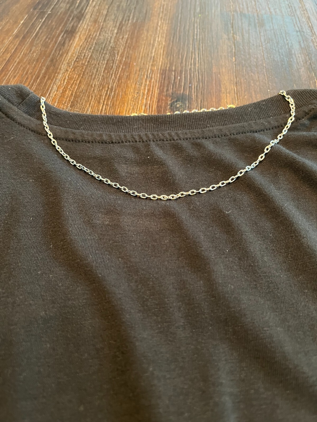 New Stainless Steel Cable Necklace. 18 inch Vintage 2.2 MM Choker Chain Jewelry
