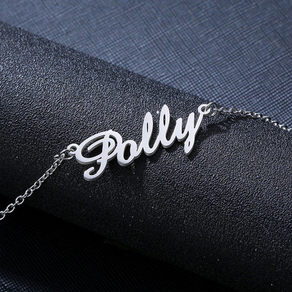 Personalized Tiny Name Necklace for Women Pendant Custom Made with Any Names