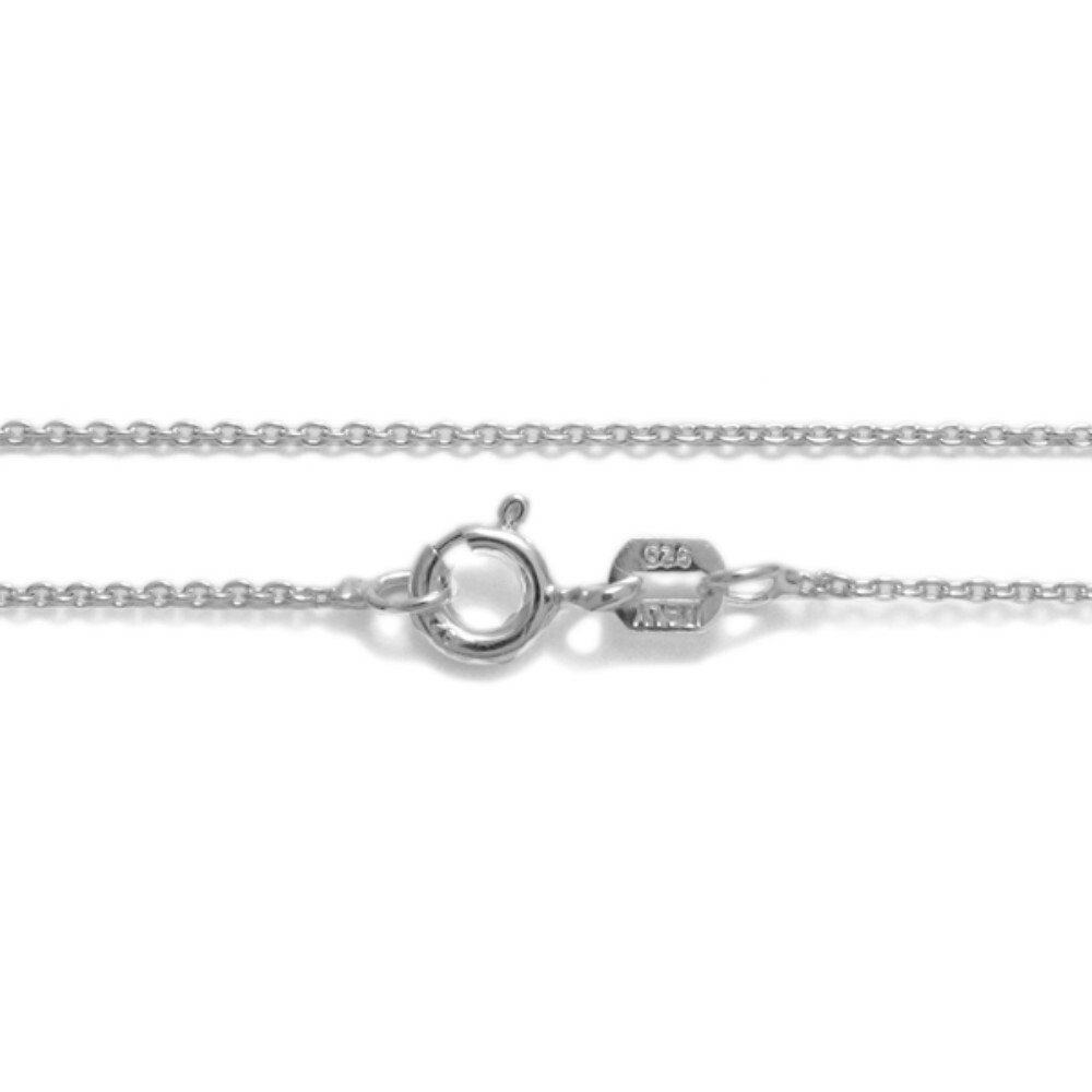 Guaranteed Genuine 925 Sterling Silver Thin Rolo Chain Necklace 0.7mm