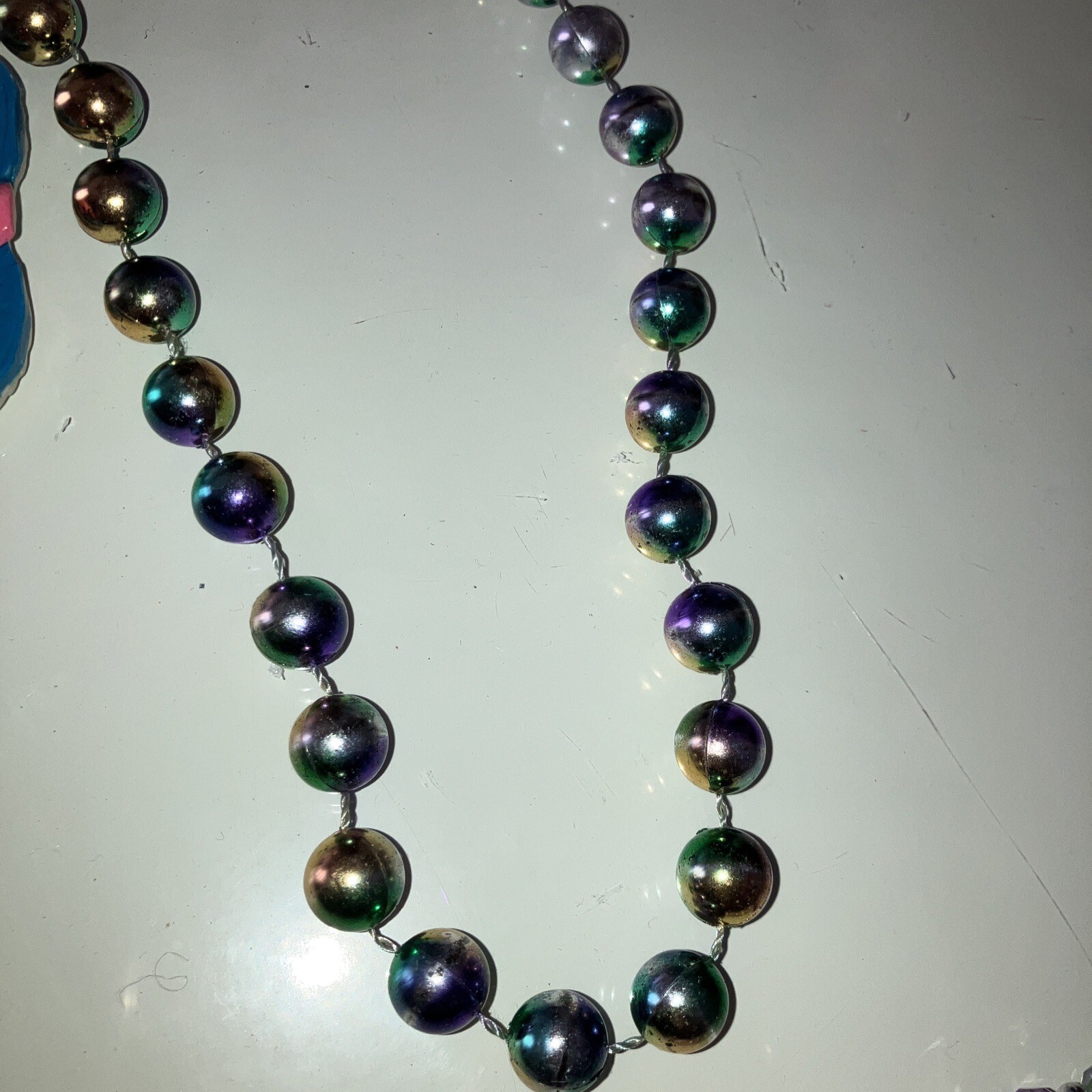 Adult/Teen Unisex Colorful, 5 Flip flops Beaded Necklace