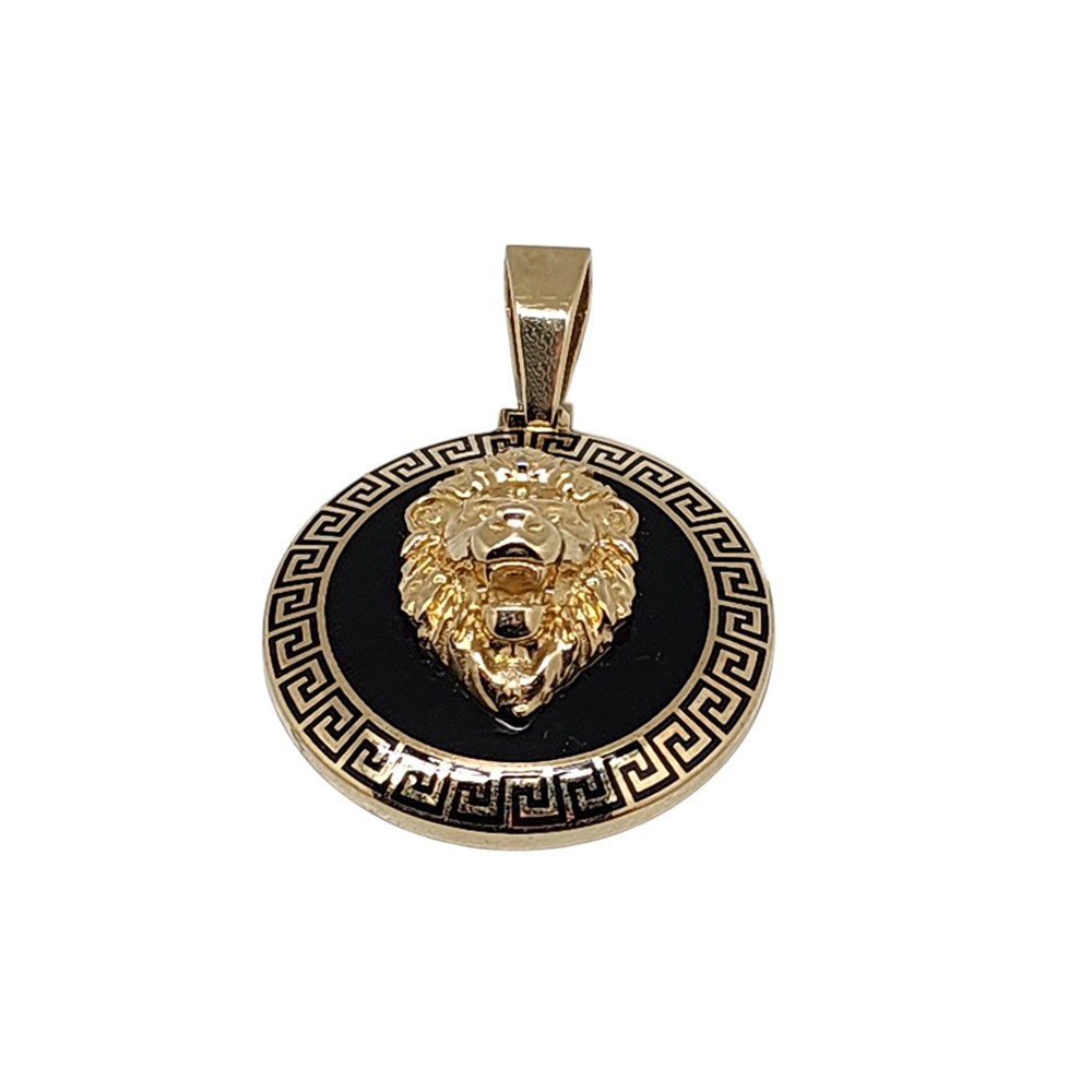 10K Yellow Gold Medallion Pendant