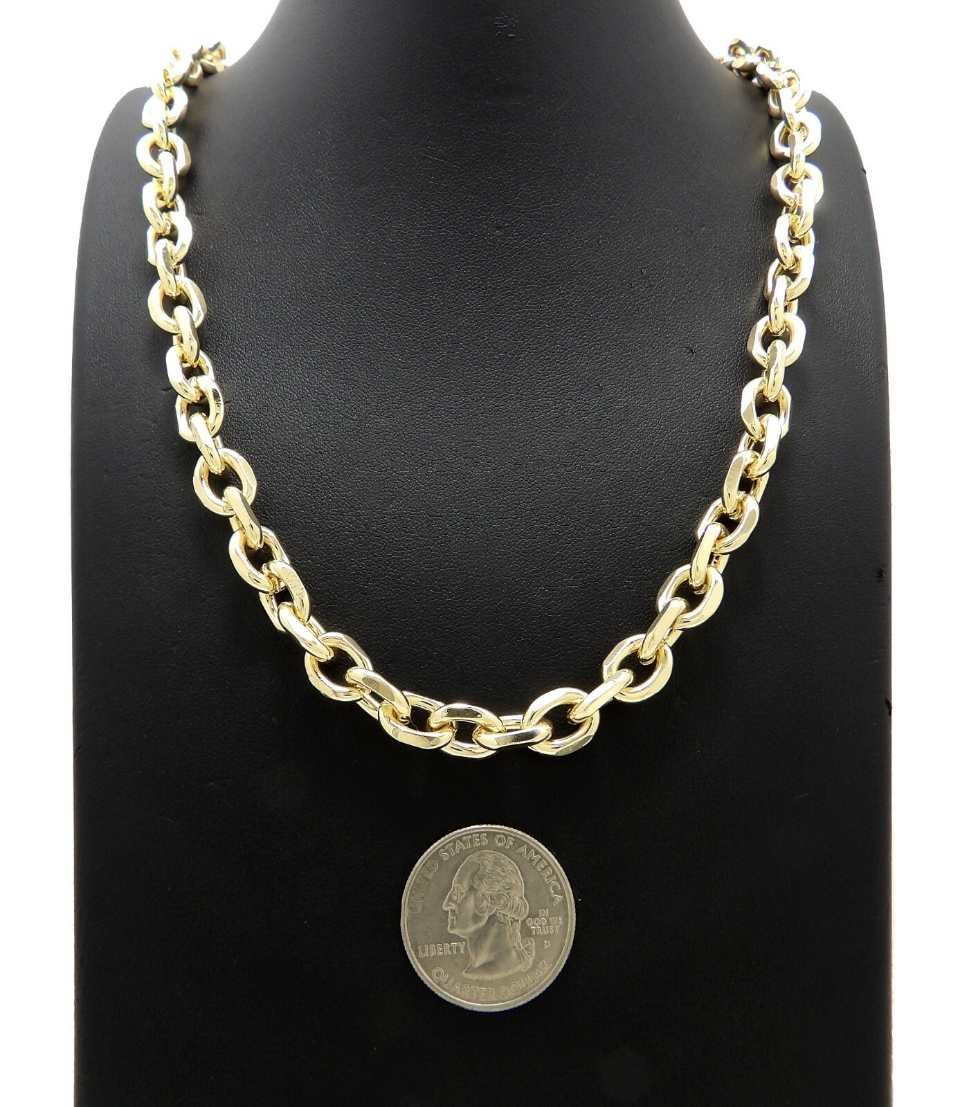 Unisex 9mm, 12mm 18″, 20″, 24″ Link Chain Hip Hop Fashion Necklace XC566,567