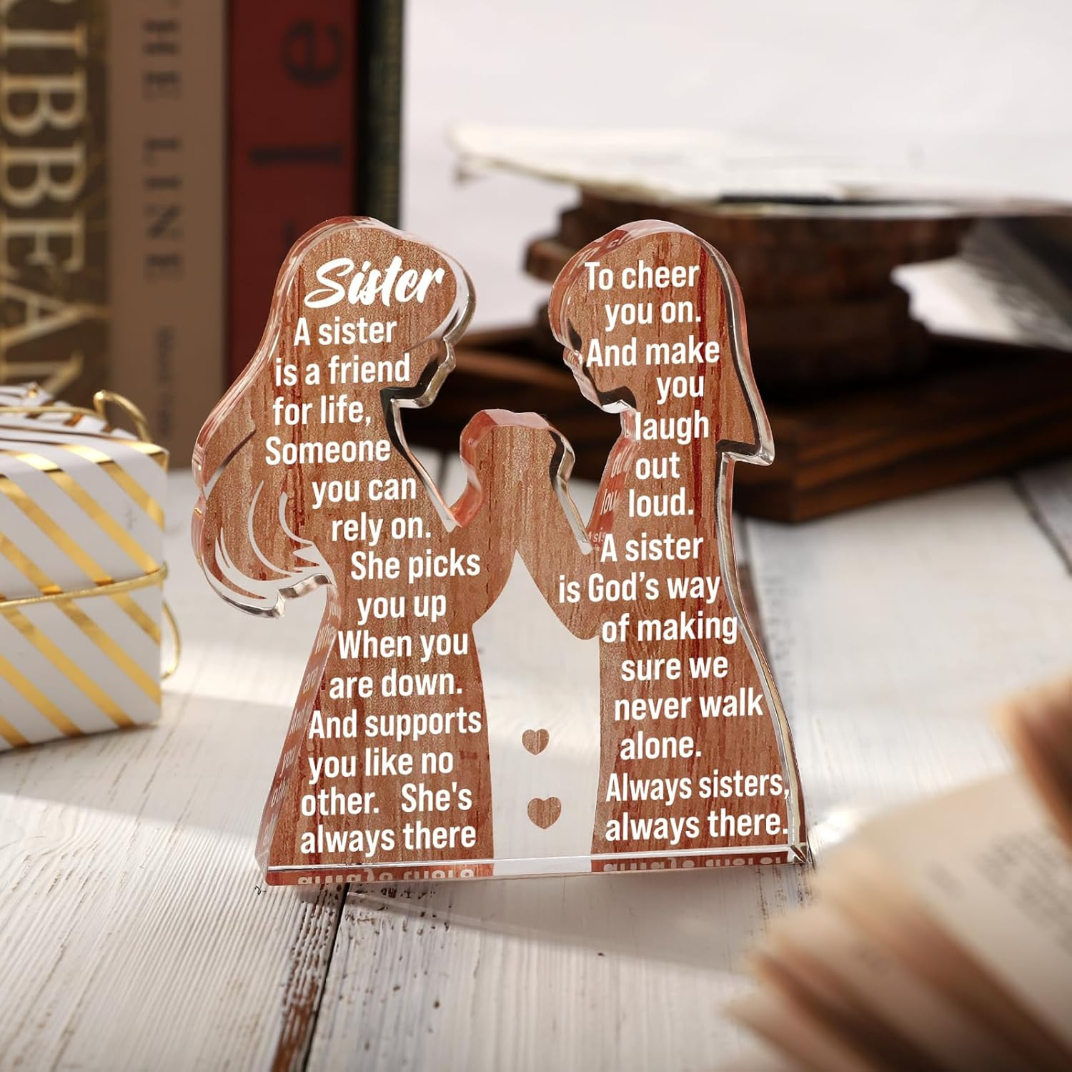 Cool Sister Valentines Birthday Gifts from Sisters for Women Adult Big Little Be