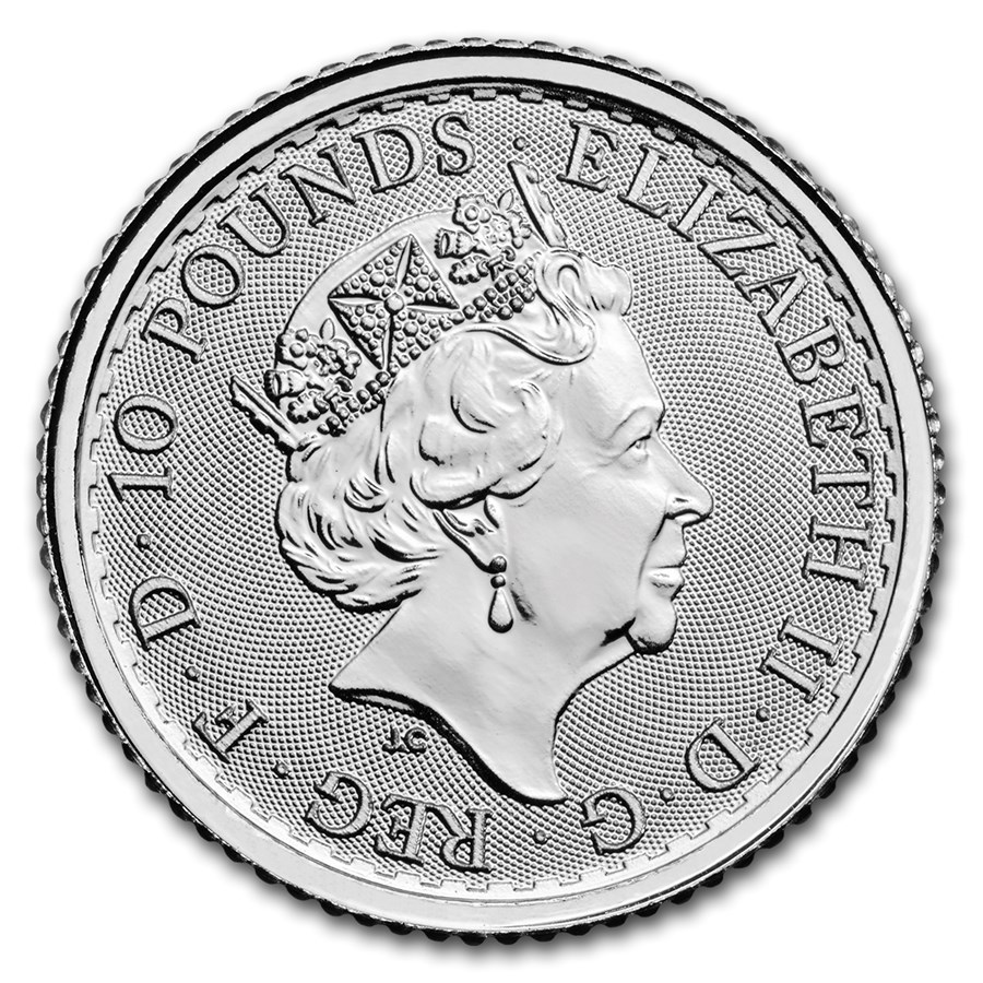 2018 Great Britain 1/10 oz Platinum Britannia BU Coin 14K Gold Necklace NEW