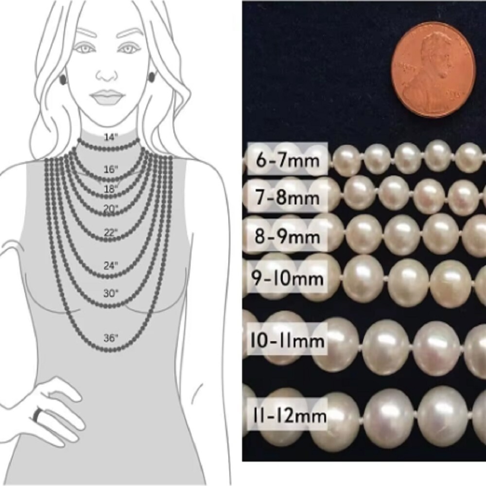 Perfect AAA Round South Sea Pearl 8-9mm White Pearl Necklace 16/36 inches 925s