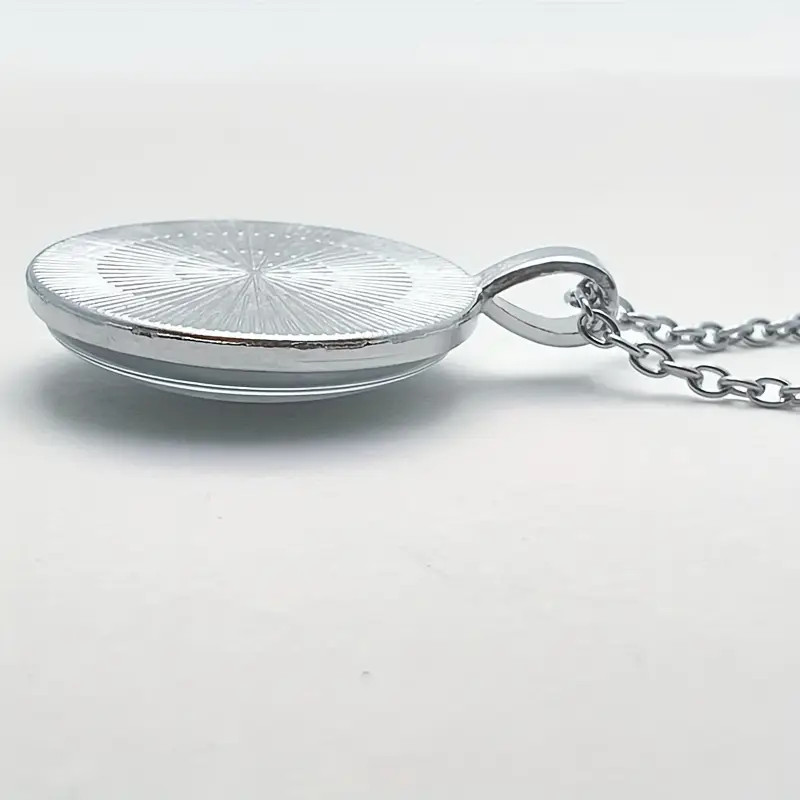 Eye Of Providence Round Necklace Jewelry Silvery Magical Gothic Pendant B