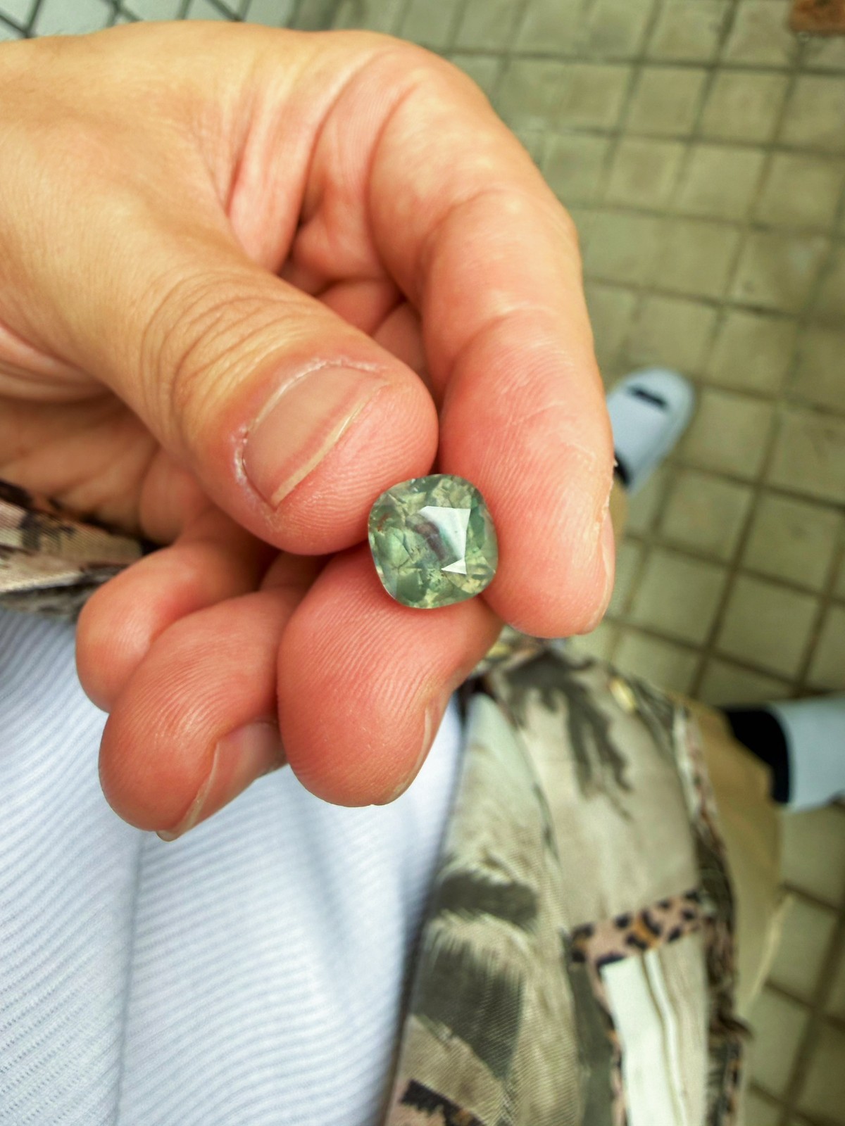 [jerseychou] Natural alexandrite 6.76 ct , GRS