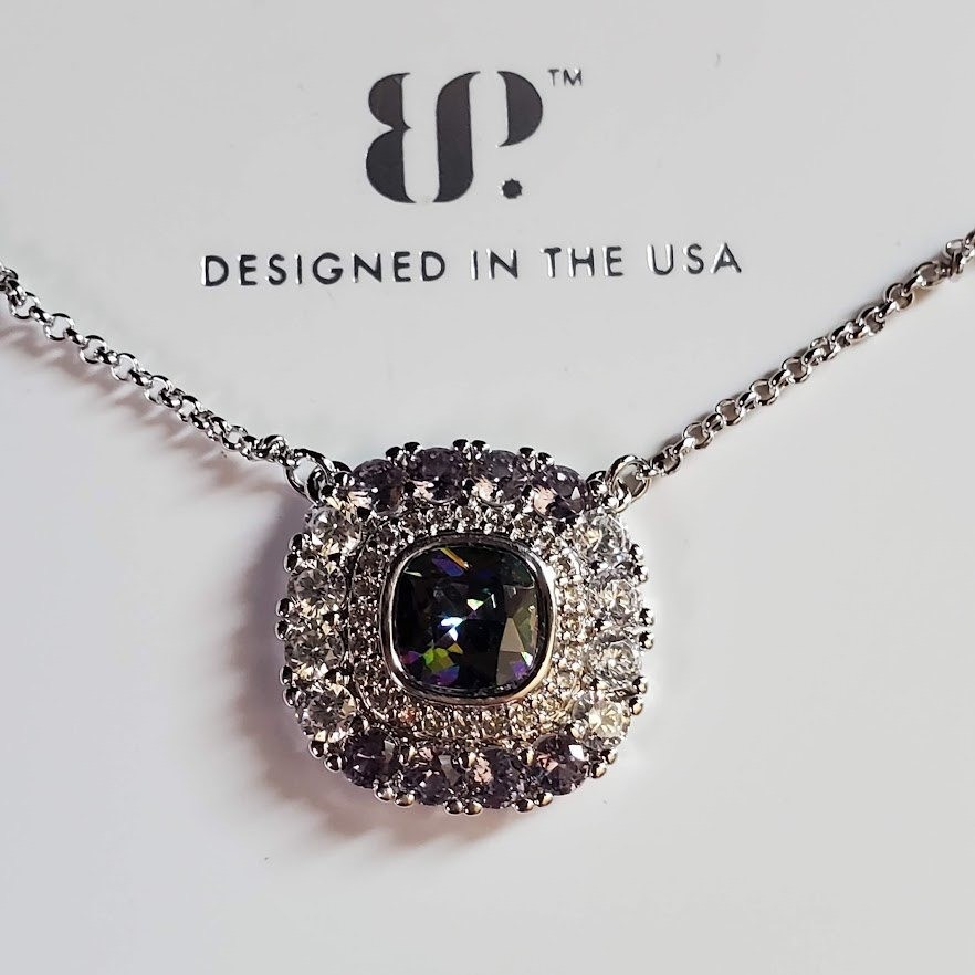 Bomb Party What A Stunner Necklace June 2025 Lab Alexandrite Rhodium Plated