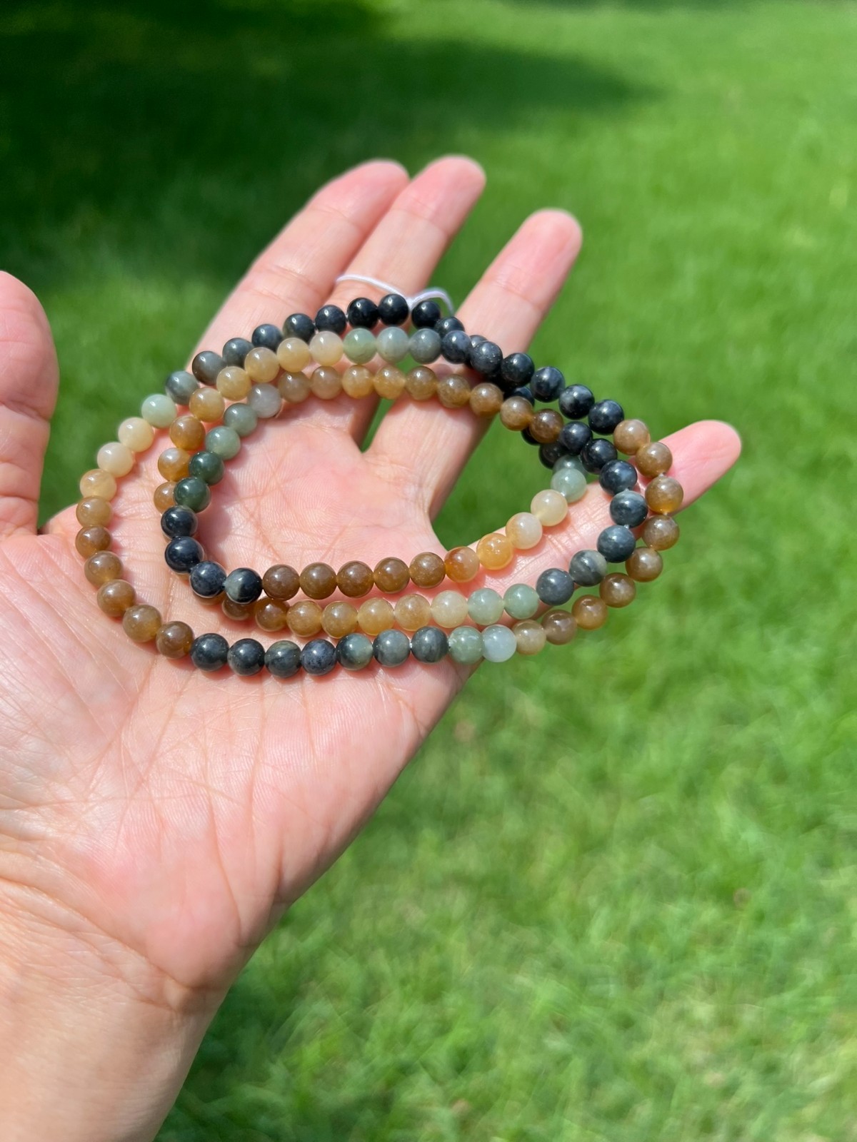 Genuine Nephrite Jade 6mm 108 Beads 24″ Necklace H63