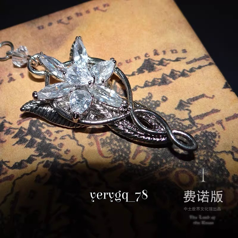The Lord Of Rings Arwen Evenstar Pendant Necklace Jewelry Accessory Xmas Gifts