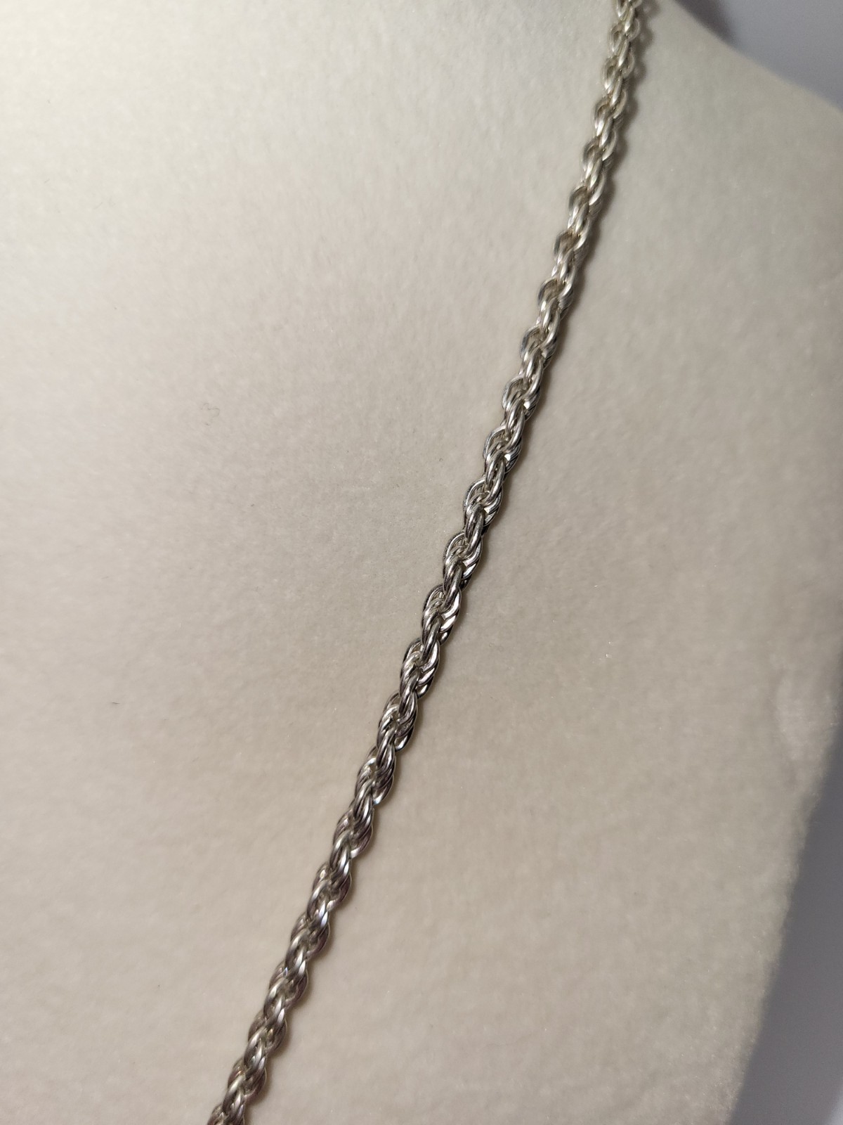 The Roman Company~RMN Signed Silver Etched Black Emerald Cut Pendent Necklace