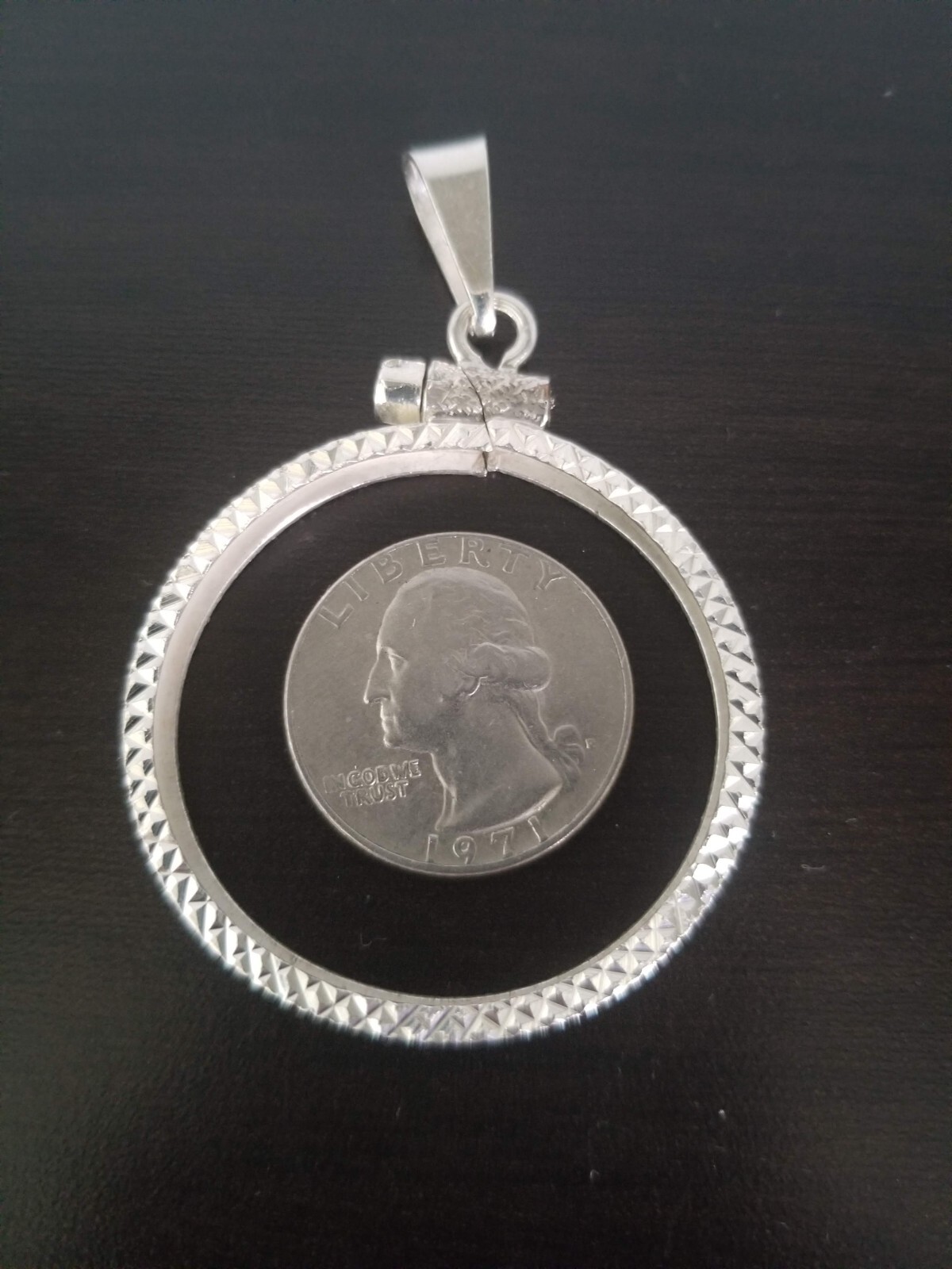 bizel para moneda de plata 925 mexicana para moneda de 1 OZ 9gramos 4cm