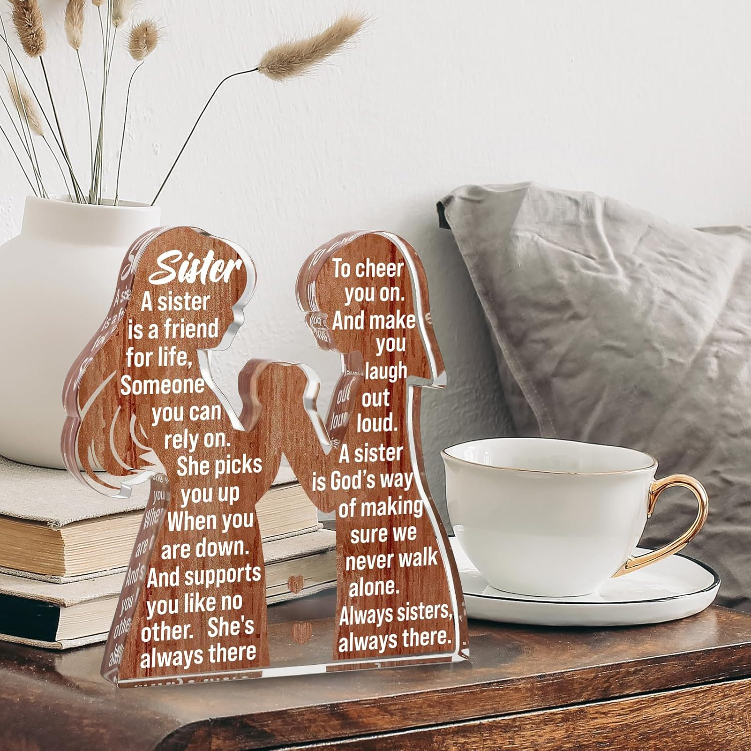 Cool Sister Valentines Birthday Gifts from Sisters for Women Adult Big Little Be