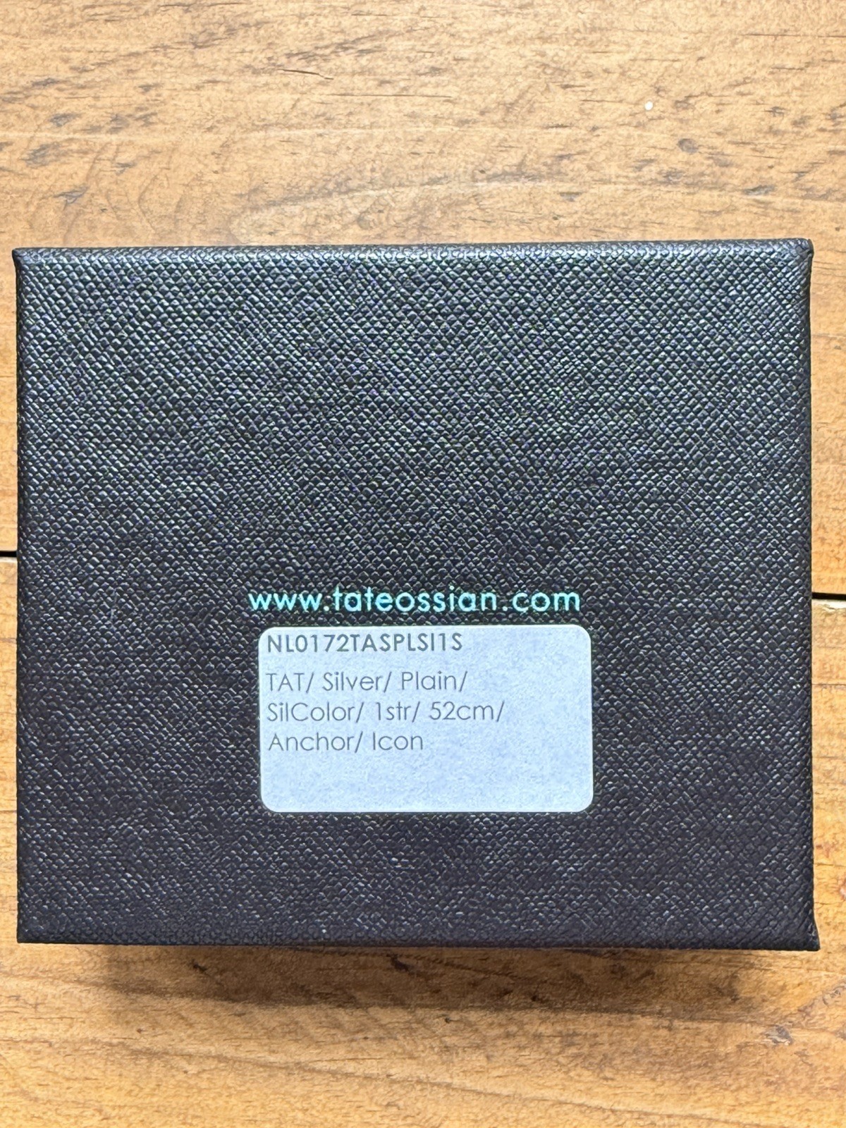 Tateossian NL0172TASPLSI1S – Sterling Silver 925 Marine Anchor Necklace BNIB –