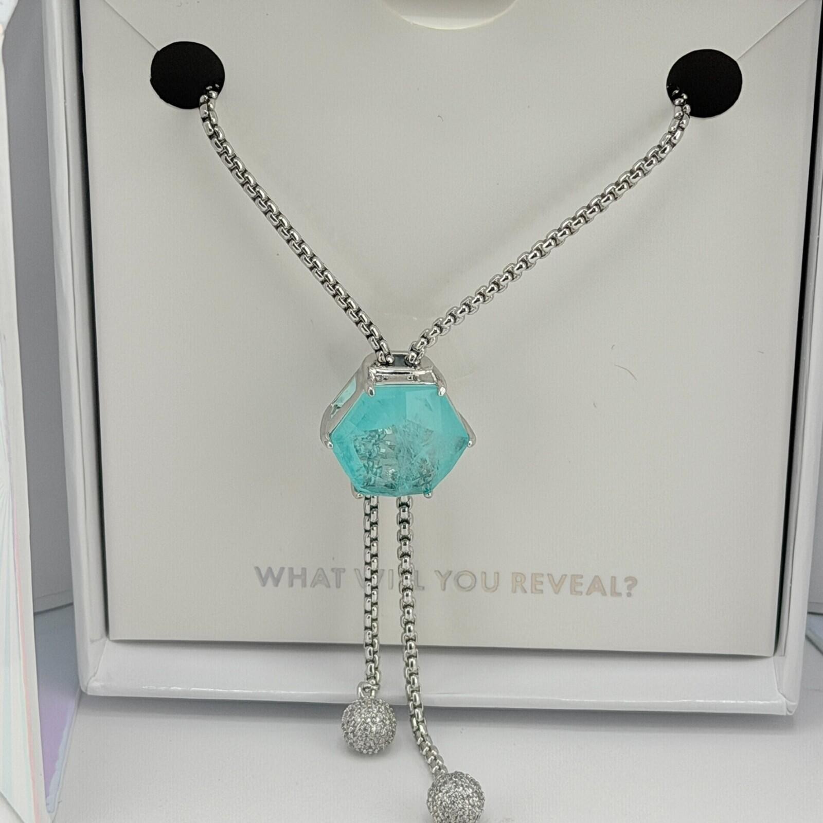 Bomb Party MHA Mental Health “Rise and Shine” Aquamarine to Rubellite on Rhodium