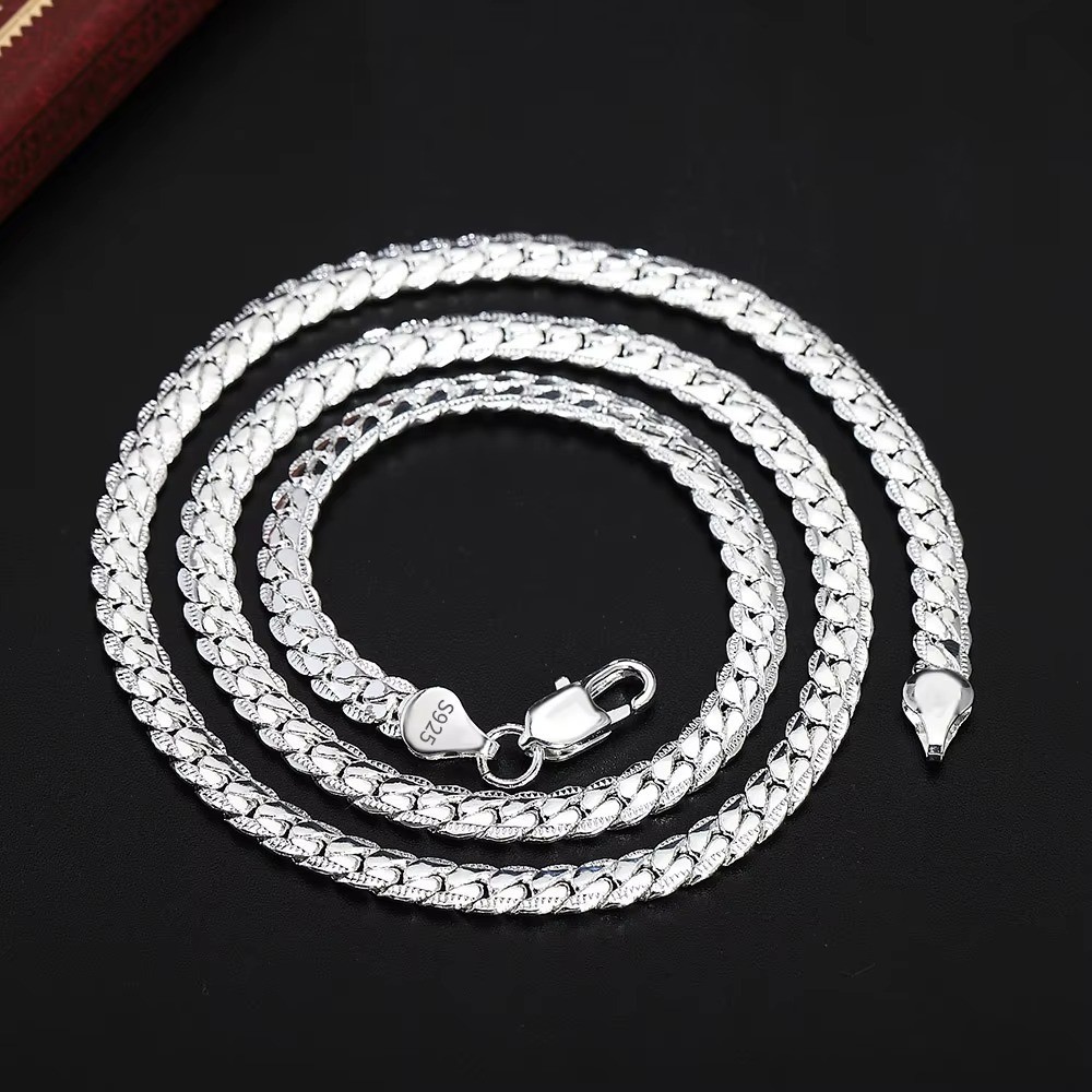 TU PUEDES Cadena De Plata 925 Para Hombre Lucir Elegante Y Atractivo