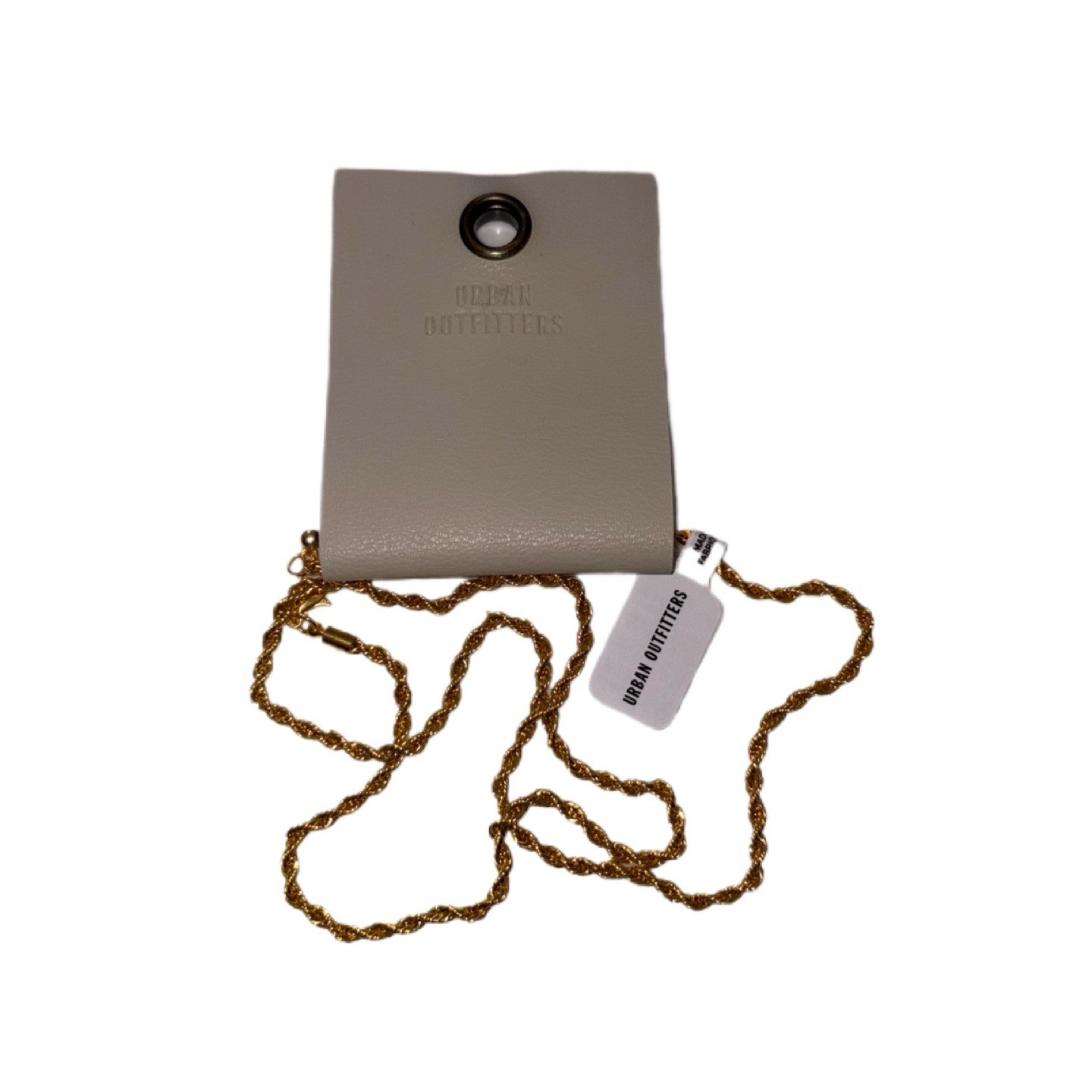Urban Outfitters NWT Gold Twist Rope Chain Necklace One Size Unisex
