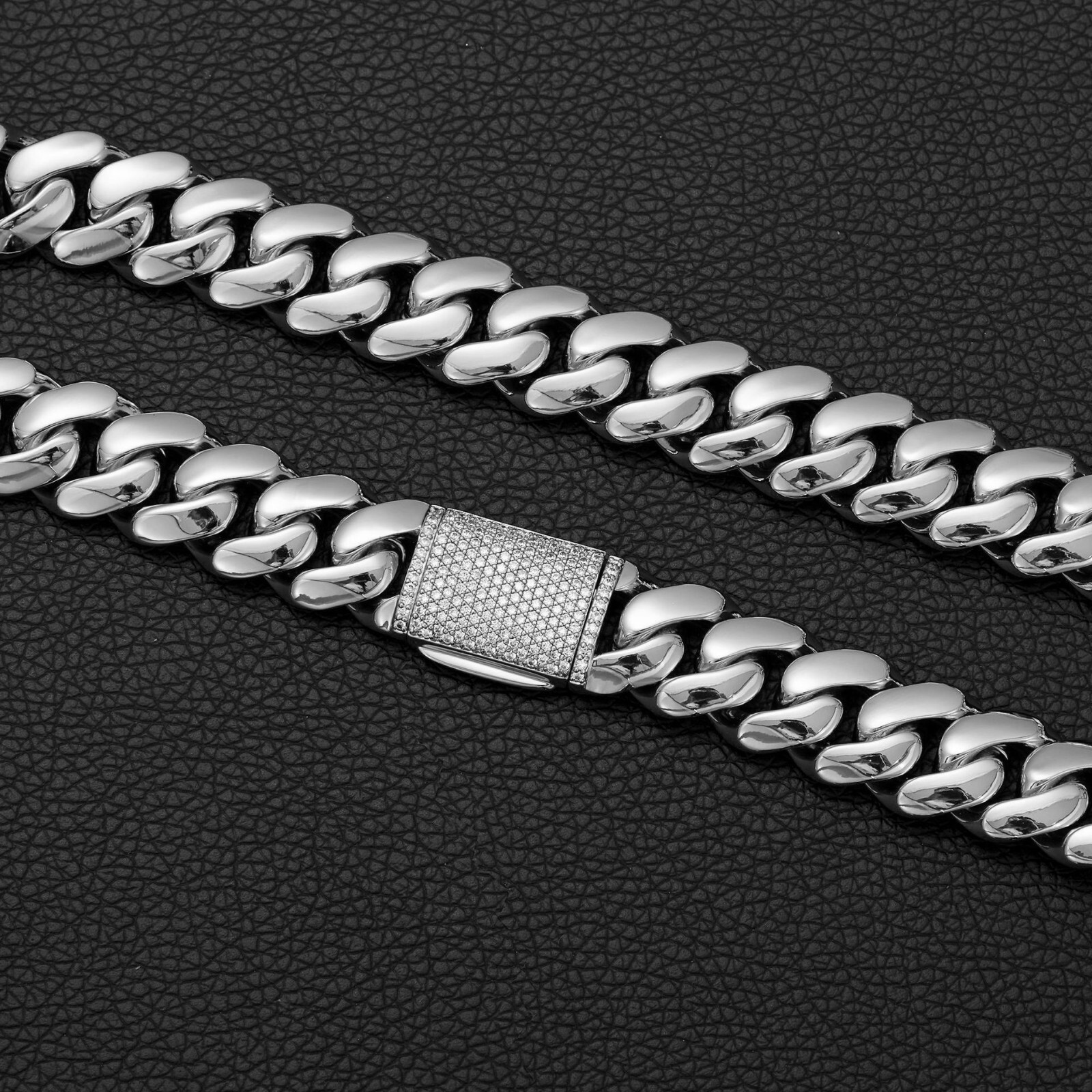 10-22mm Stainless Steel Miami Hip Hop Cuban Chain Necklaces or Bracelets