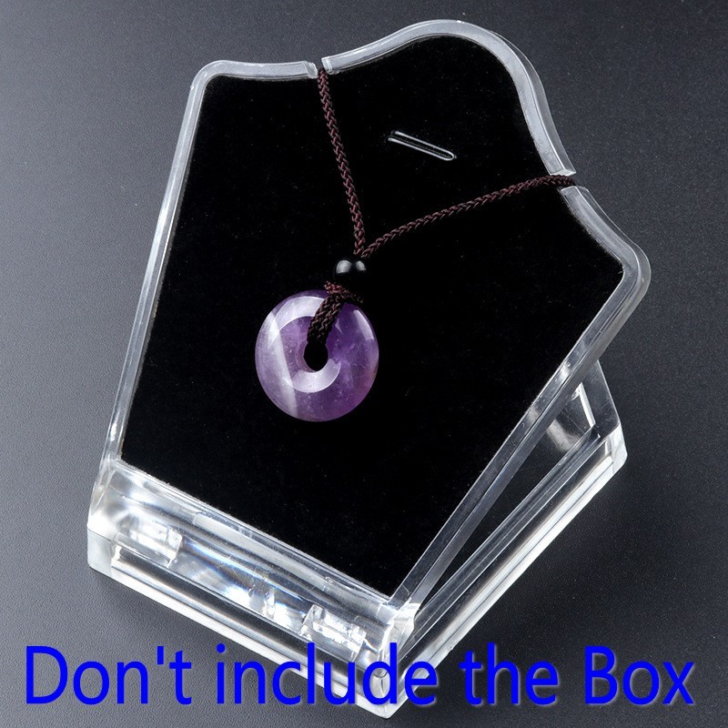 20mmNatural Stone Lucky Peace Pendant Jewelry Charm Bead Pendant Handicraft Rope