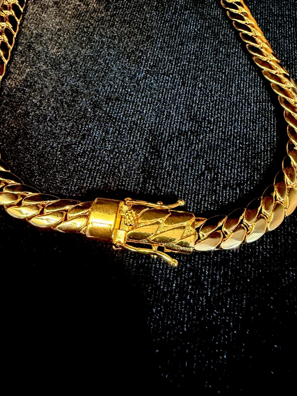 Miami Cuban 14K Stamped Gold Filled 22in 8MM necklace w/box lock BRAND NEW