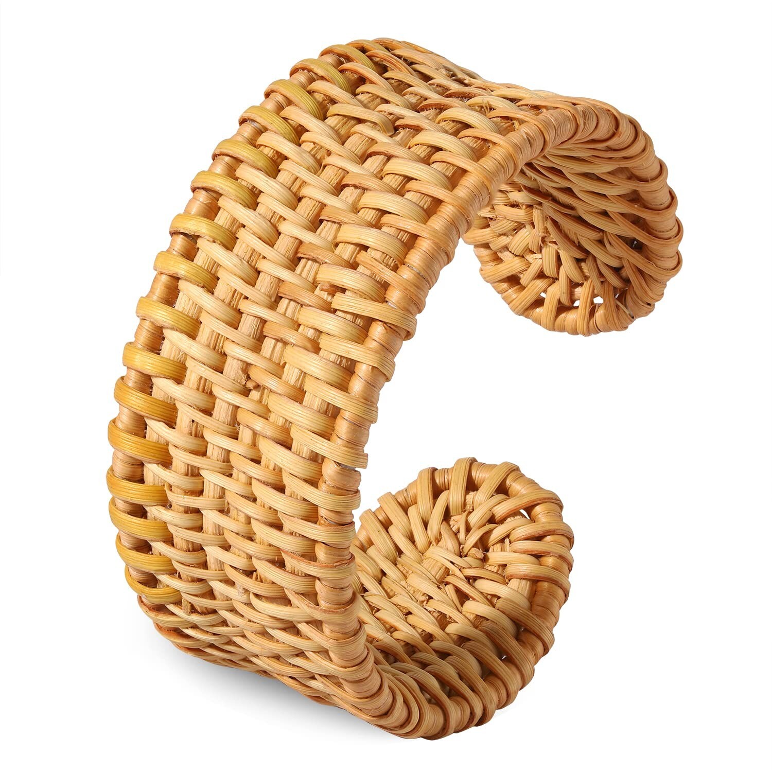 Rattan Bracelet Handmade Lightweight Straw Wicker Braid Cuff Bangle Bracelet …