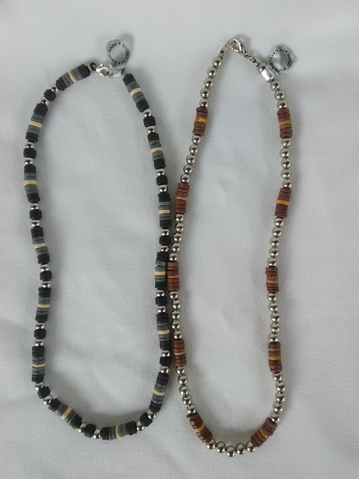 2 Lot Surfer Necklaces Choker Ethnic Tribal Unisex Tribal 17.5″ USA Seller New