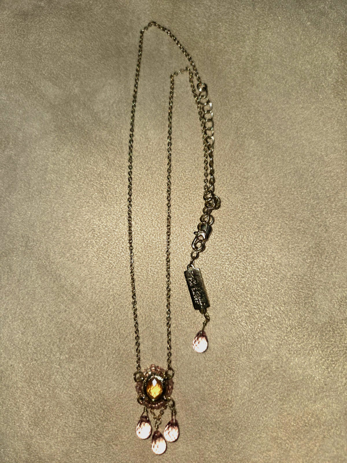 Necklace Pendant, Dana Kellin for Target, Fashion Jewelry, GUC, 16-20 in., Nice!