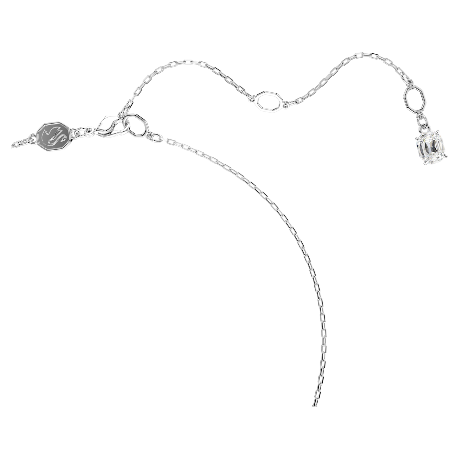 Swarovski Swan Pendant Necklace, Swan, Black, Mixed Metal Finish 5705721