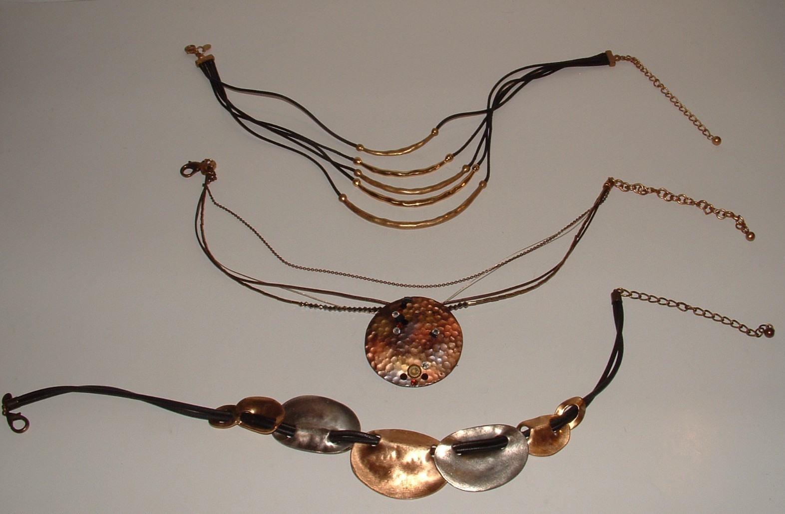 Chico’s Necklaces (3), Boho Style, Different Designs, Ages Unknown, pre-owned