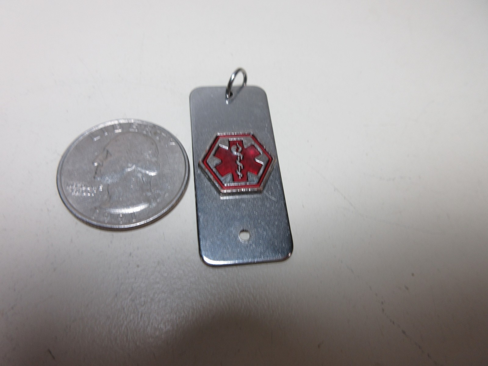 MEDICAL ALERT ID NECKLACE PENDANT ON ANTICOAGULANTS HEALTH EMERGENCY #27