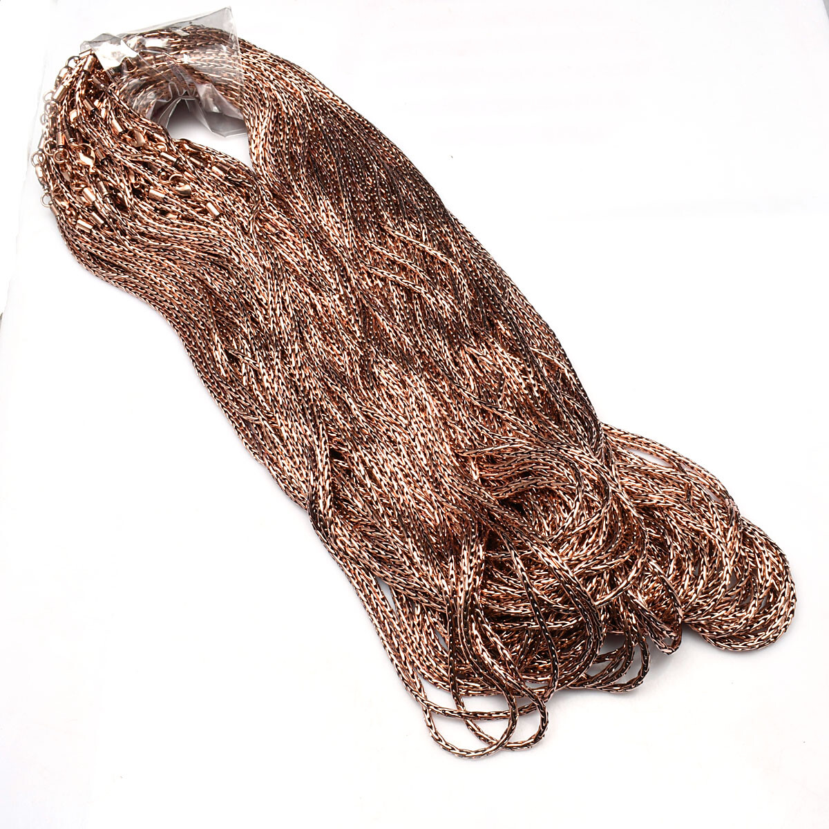 Pure Copper Wheat Chain 100% Oxidized Handmade Necklace Gift For Jewelry RJ-010