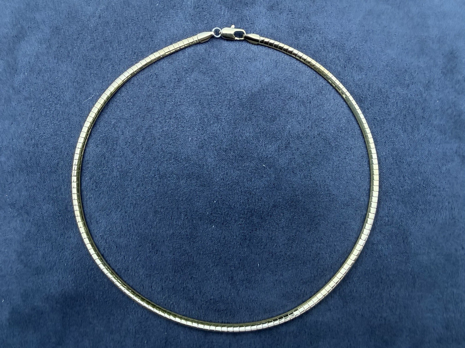 Lia Sophia Silver & Gold Tone Reversible Snake Chain Necklace, Lobster Clasp