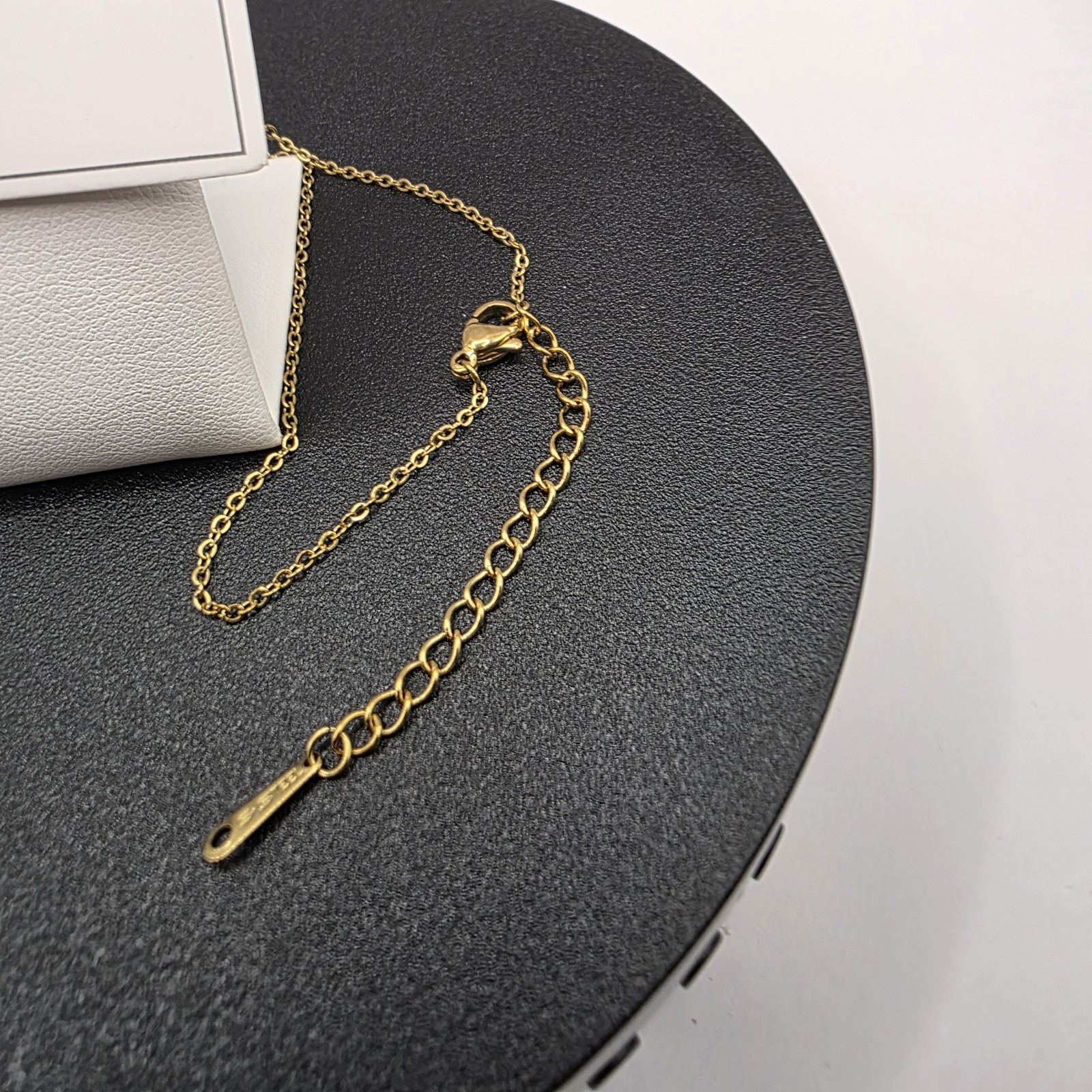 Stainless Steel Copper Plated 16″Necklace w/19mm Fashion Pendant