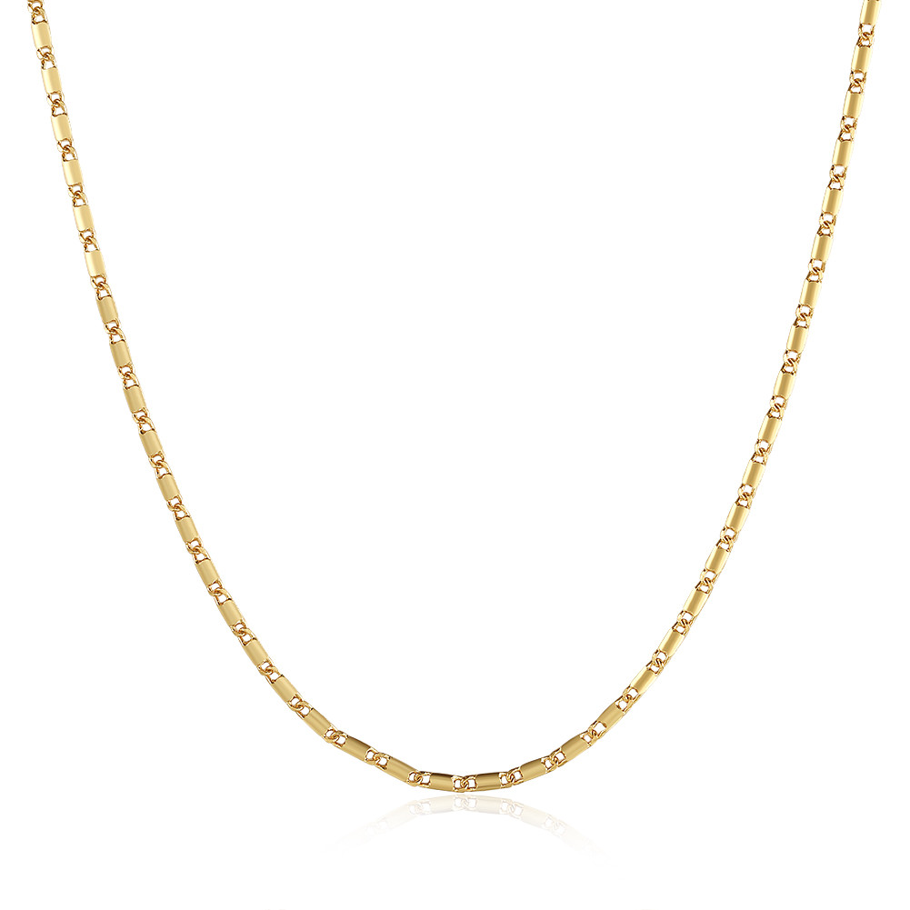 Yellow Gold Plated Necklace Chain Lobster Clasp B324