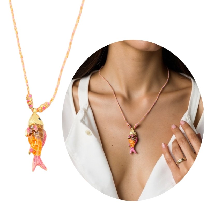 Versatile Marine Life Inspired Necklace Stainless Steel Chain