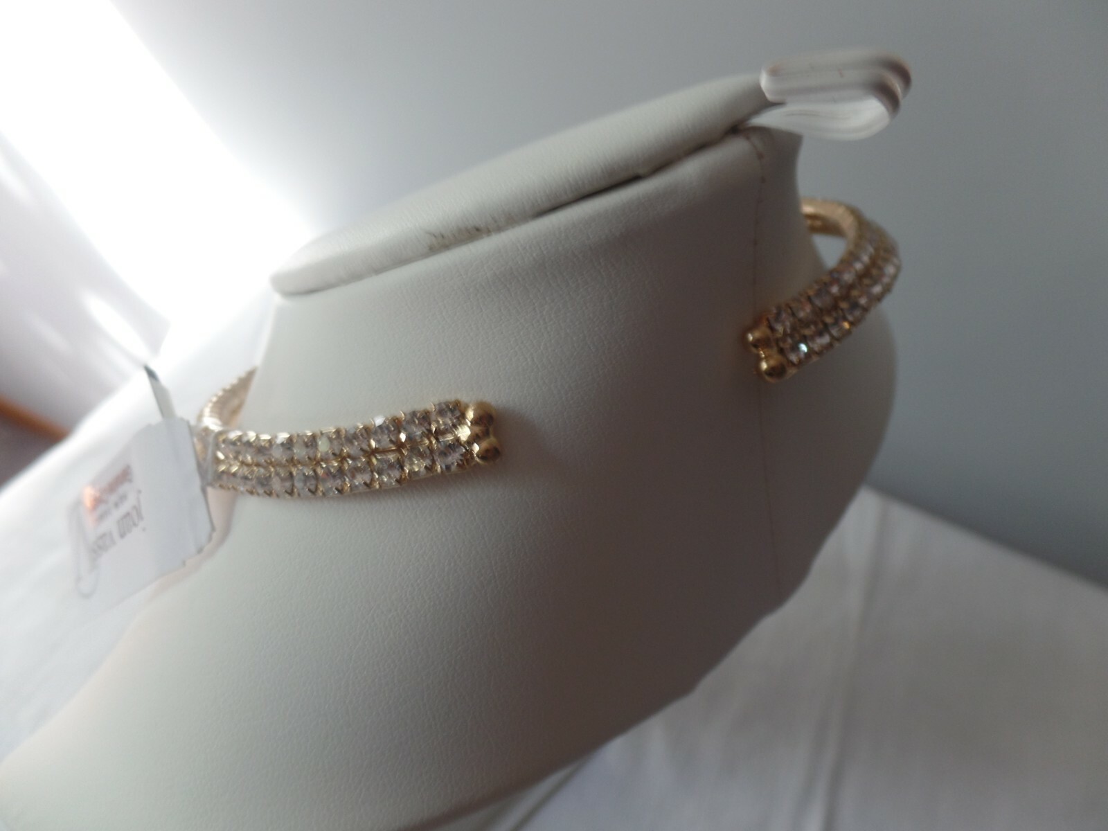 CHOKER NECKLACE, JOAN VASE, CRYSTAL, NEW