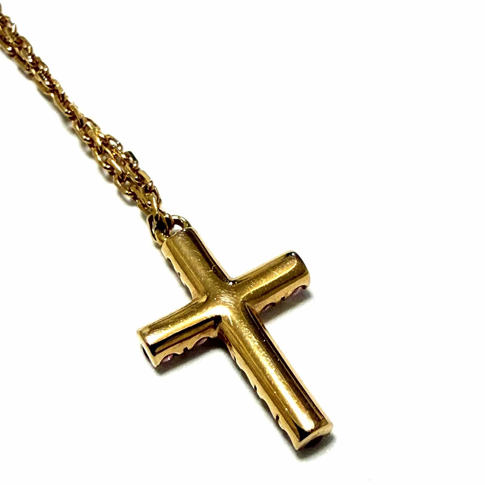 CARTIER Symbol Cross Necklace Women’s K18YG [n: A] Authentic From Japan
