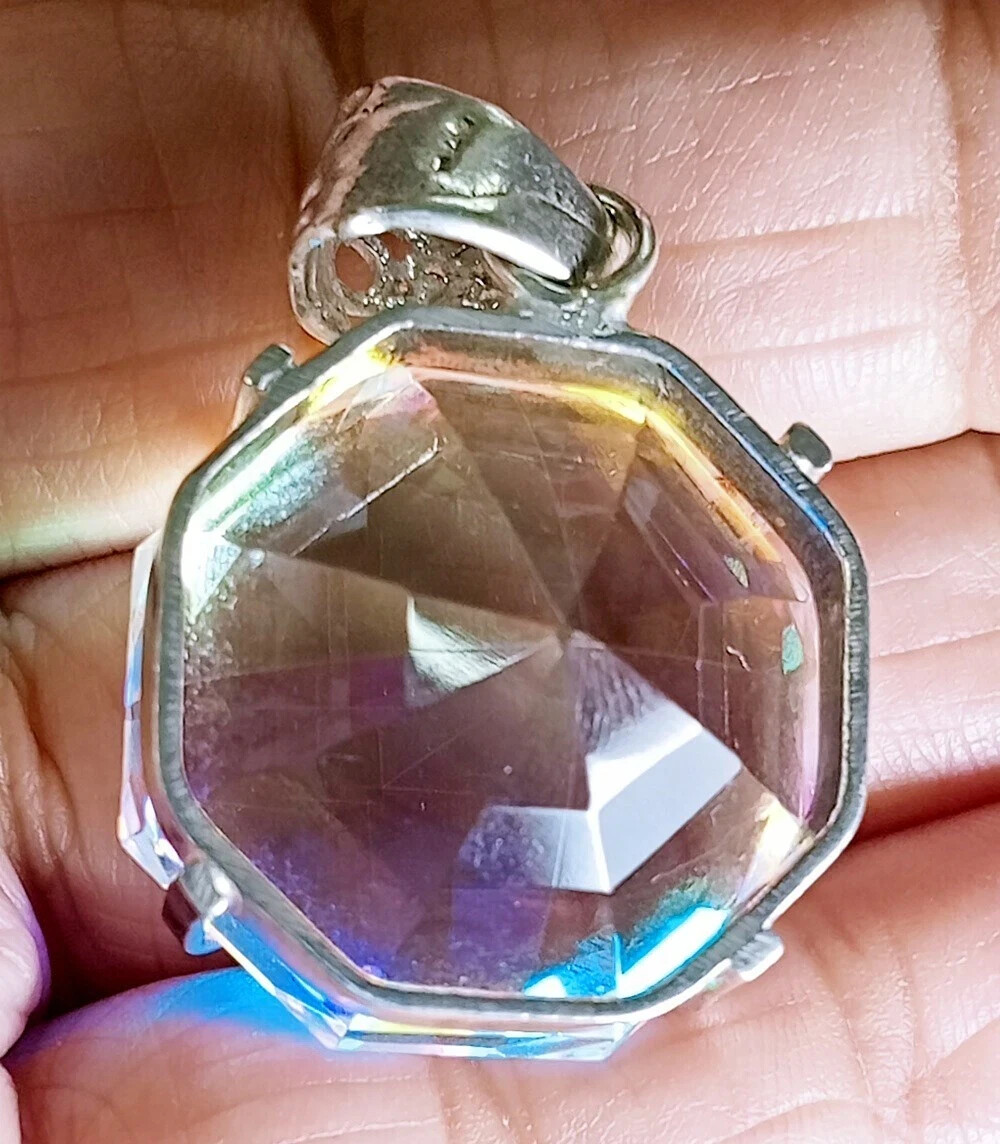 Natural Mystic Topaz Fancy Cut 78-80 Ct Loose Gemstone Pendant EGL Certified