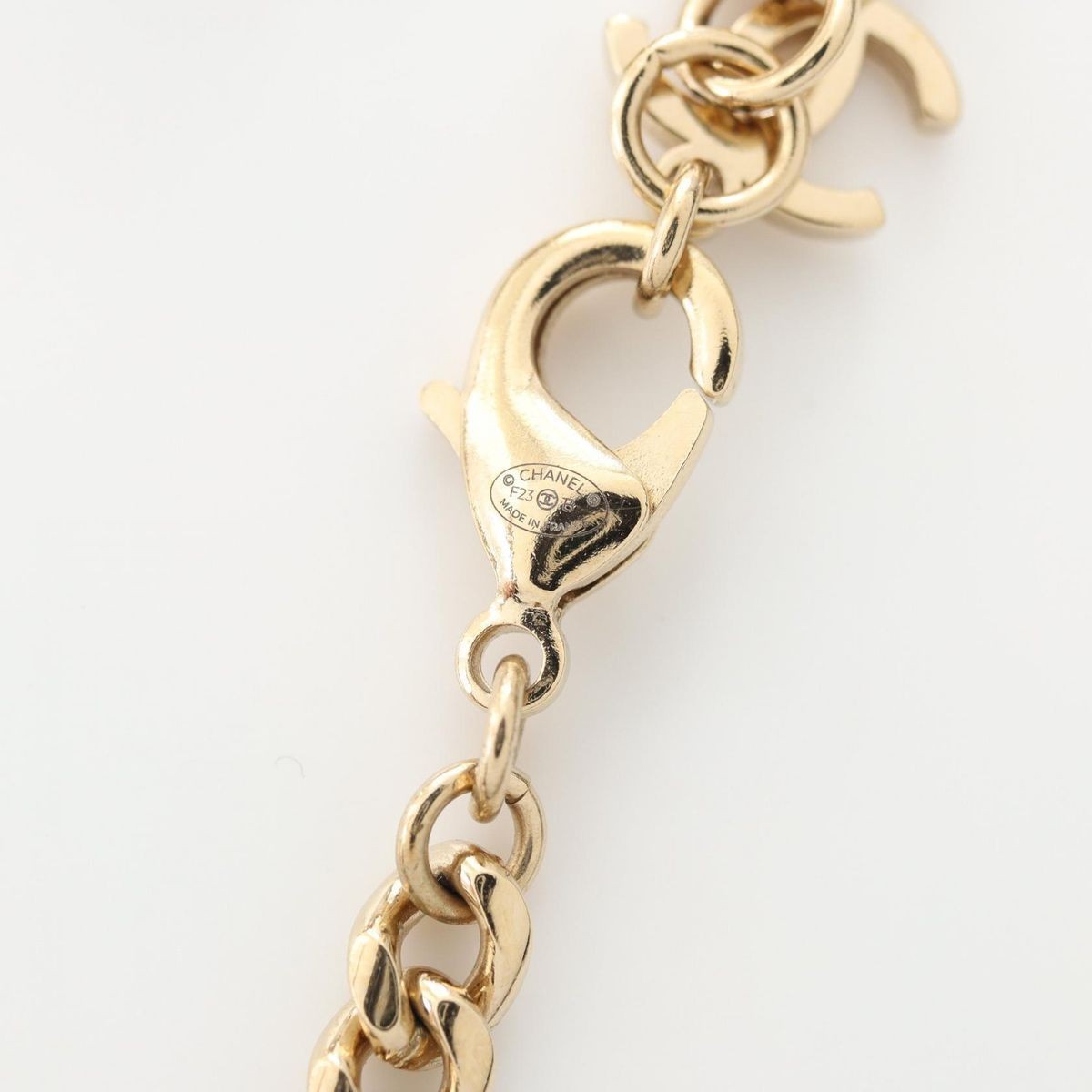 CHANEL Choker Necklace Pendant Color Unplugged One Size Used